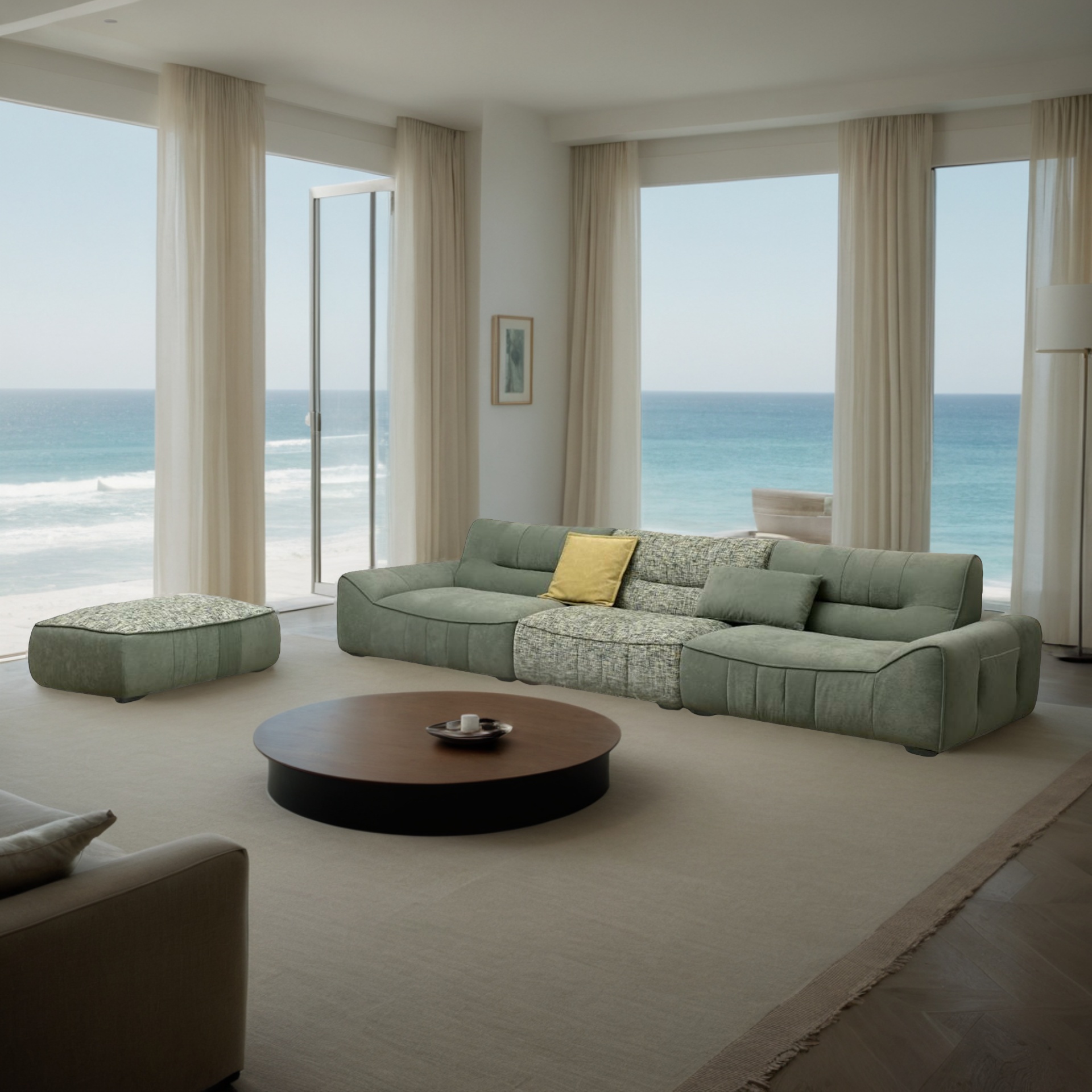 Sofa Lyneth + Hocker