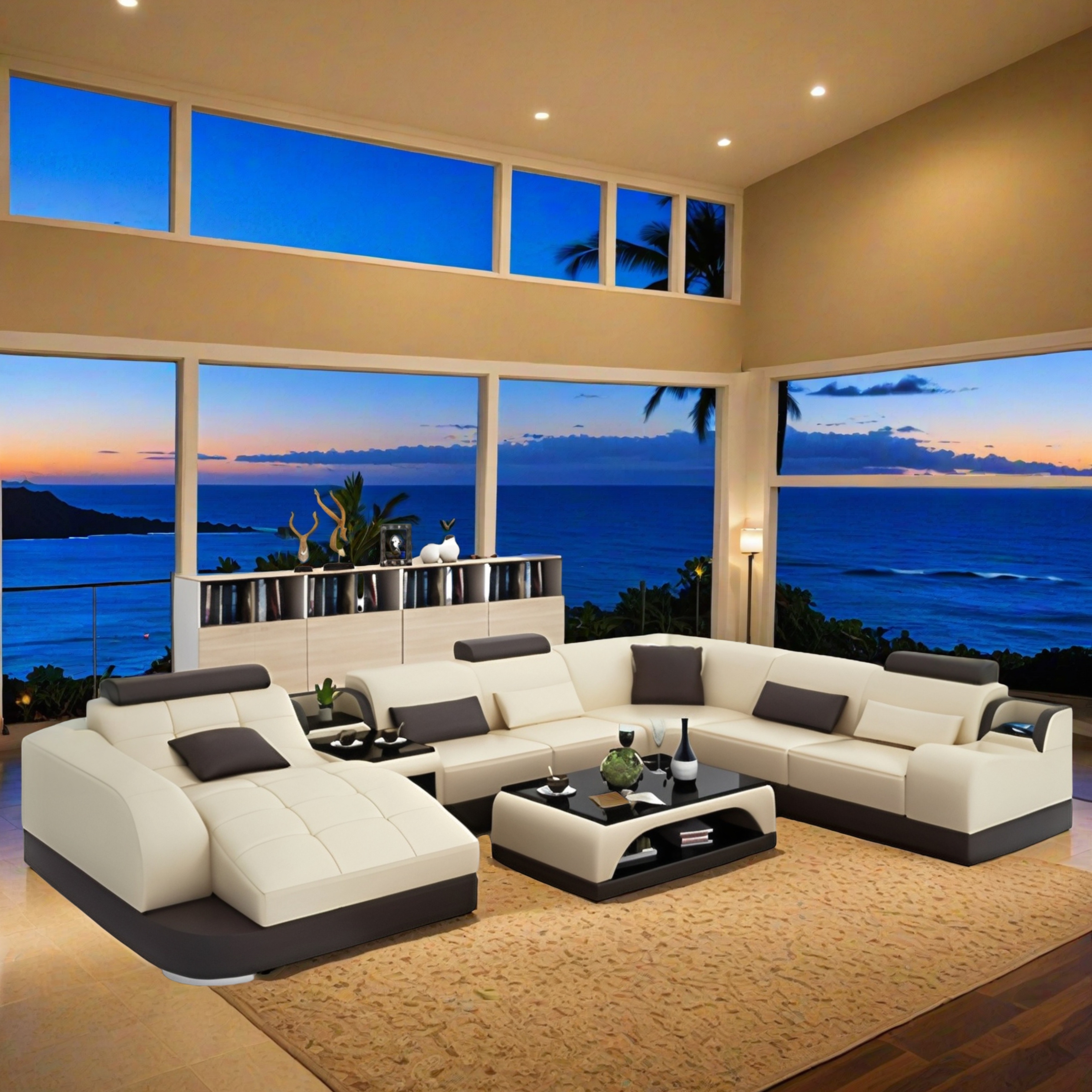 Sofa Hawaii - Wohnlandschaft U-Form 