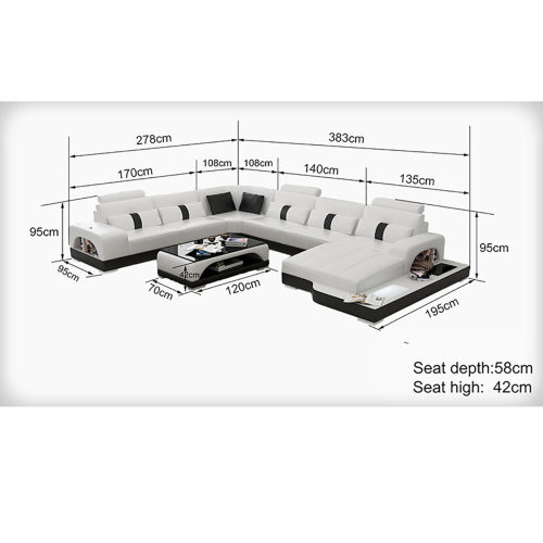 Sofa - Wohnlandschaft U-form