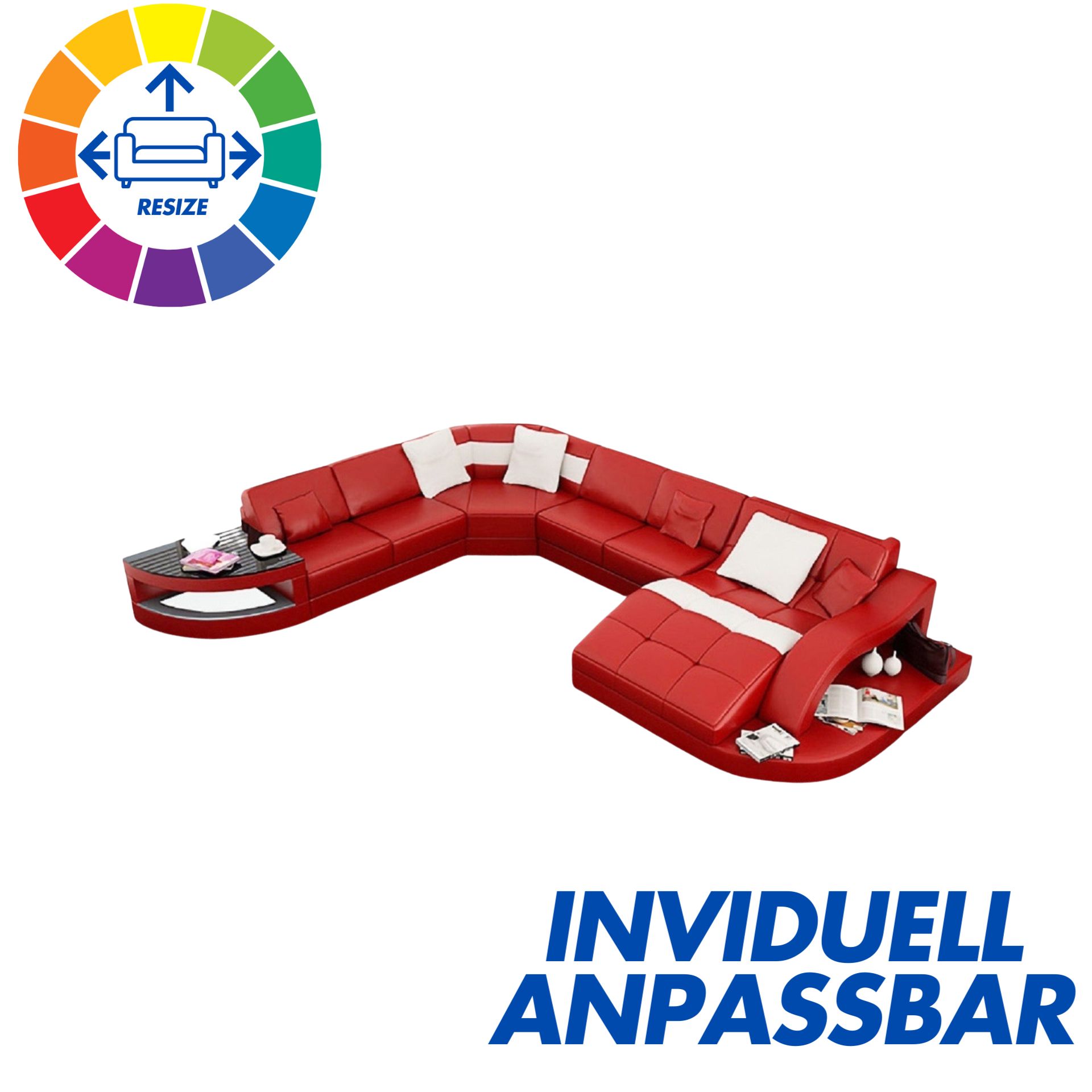 Sofa Bali -  Wohnlandschaft U-form