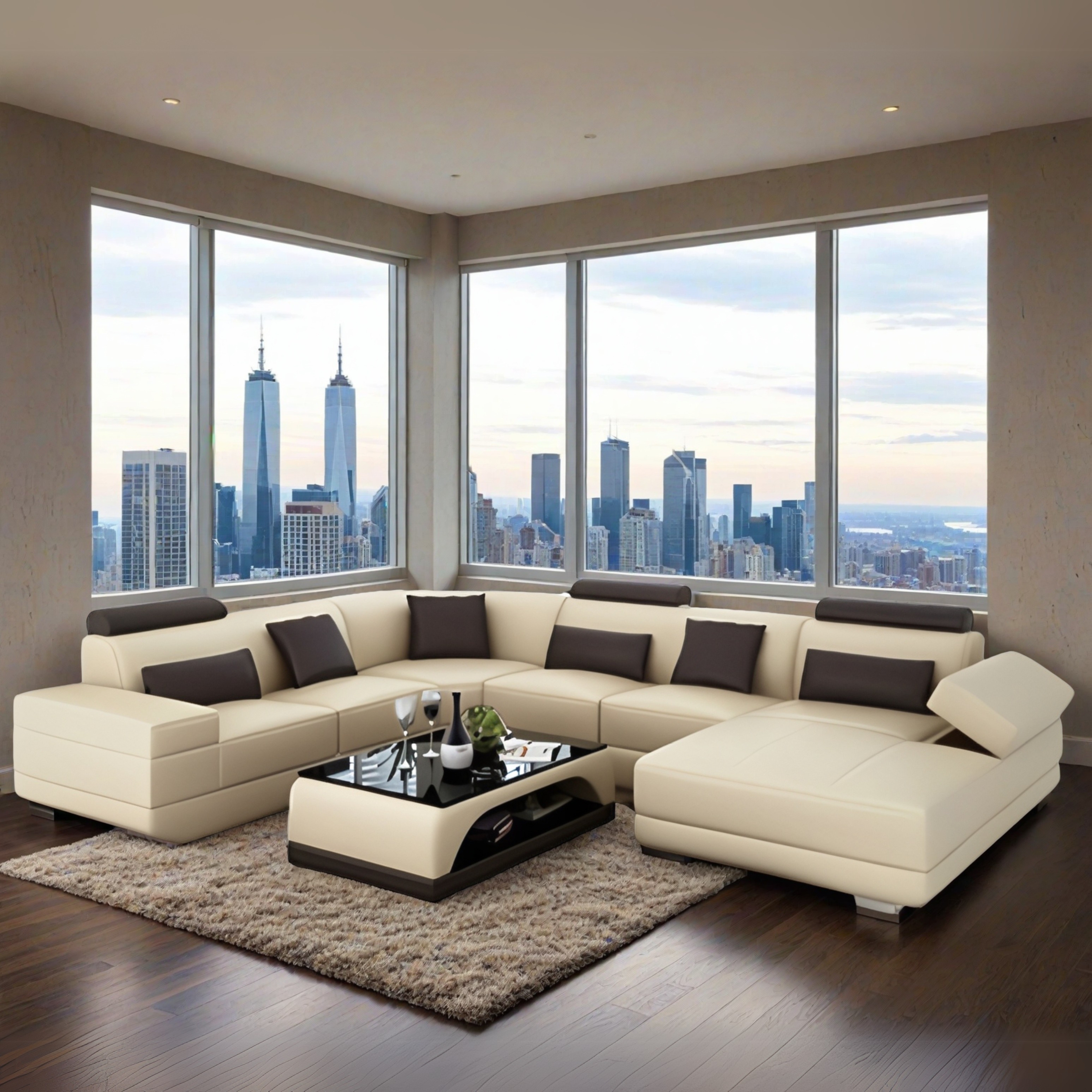 Sofa Bochum - Wohnlandschaft U-form