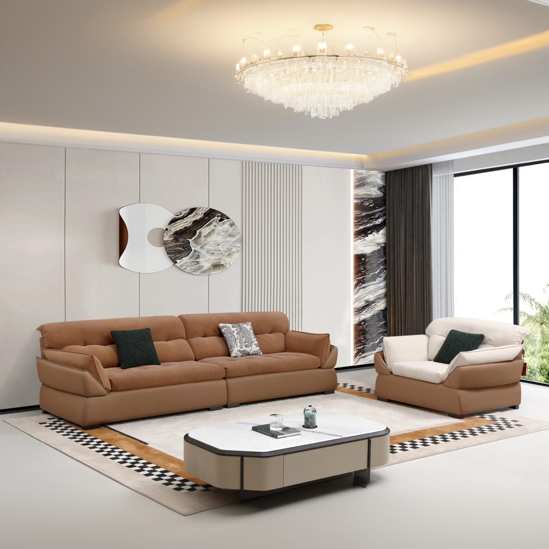 Sofa Vorin + Sessel