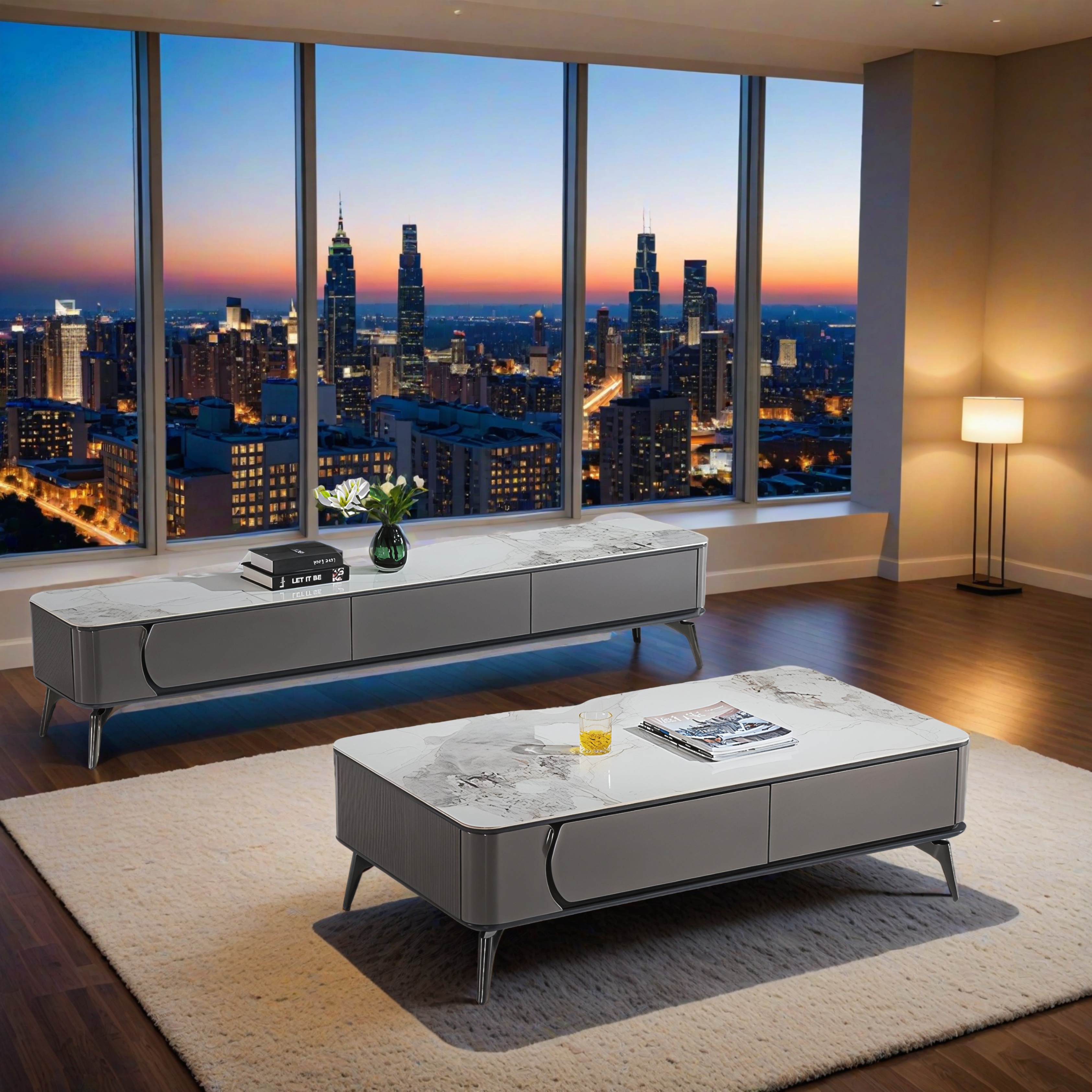 Designer Couchtisch und TV Board Sangerhausen