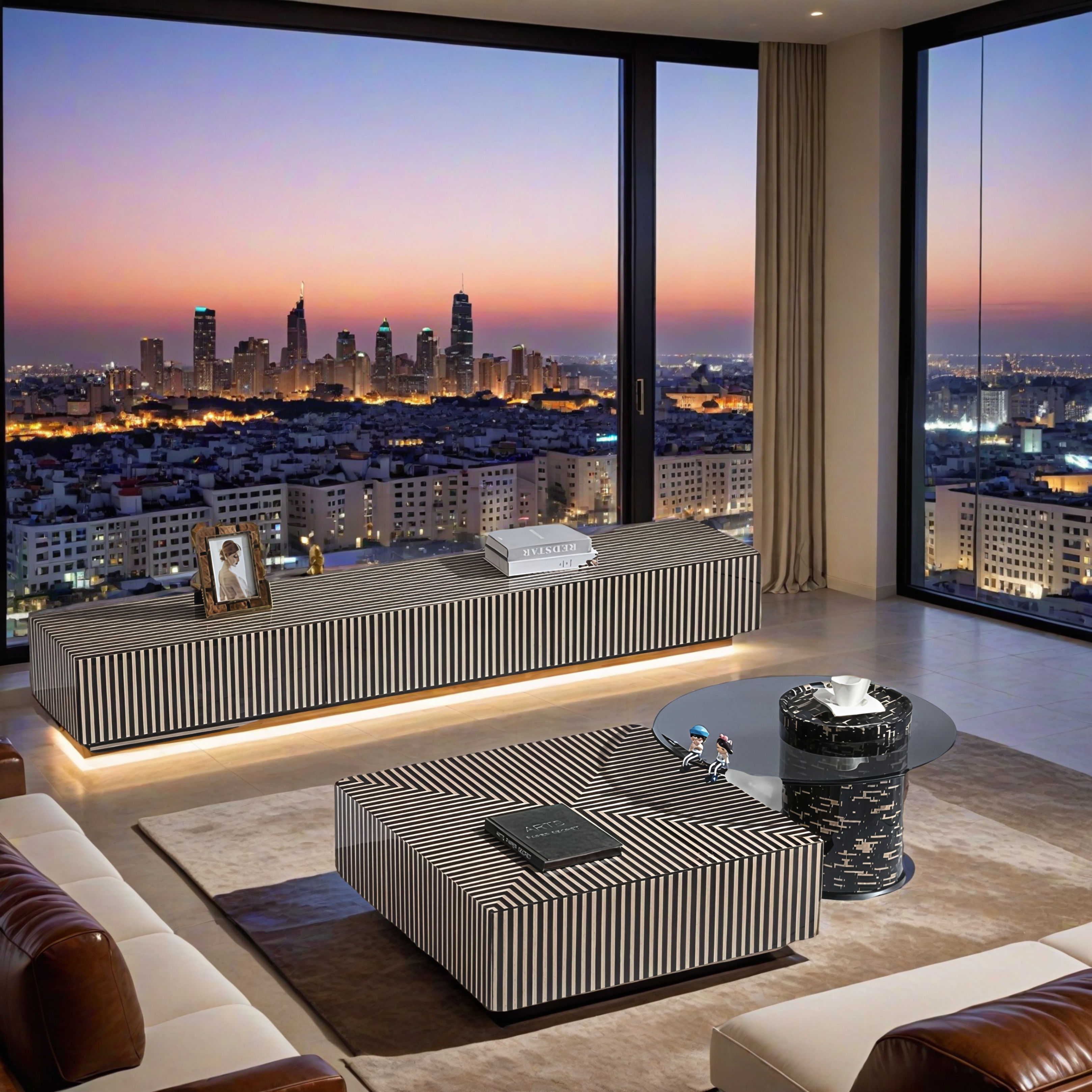 Designer Couchtisch und TV Board Genthin
