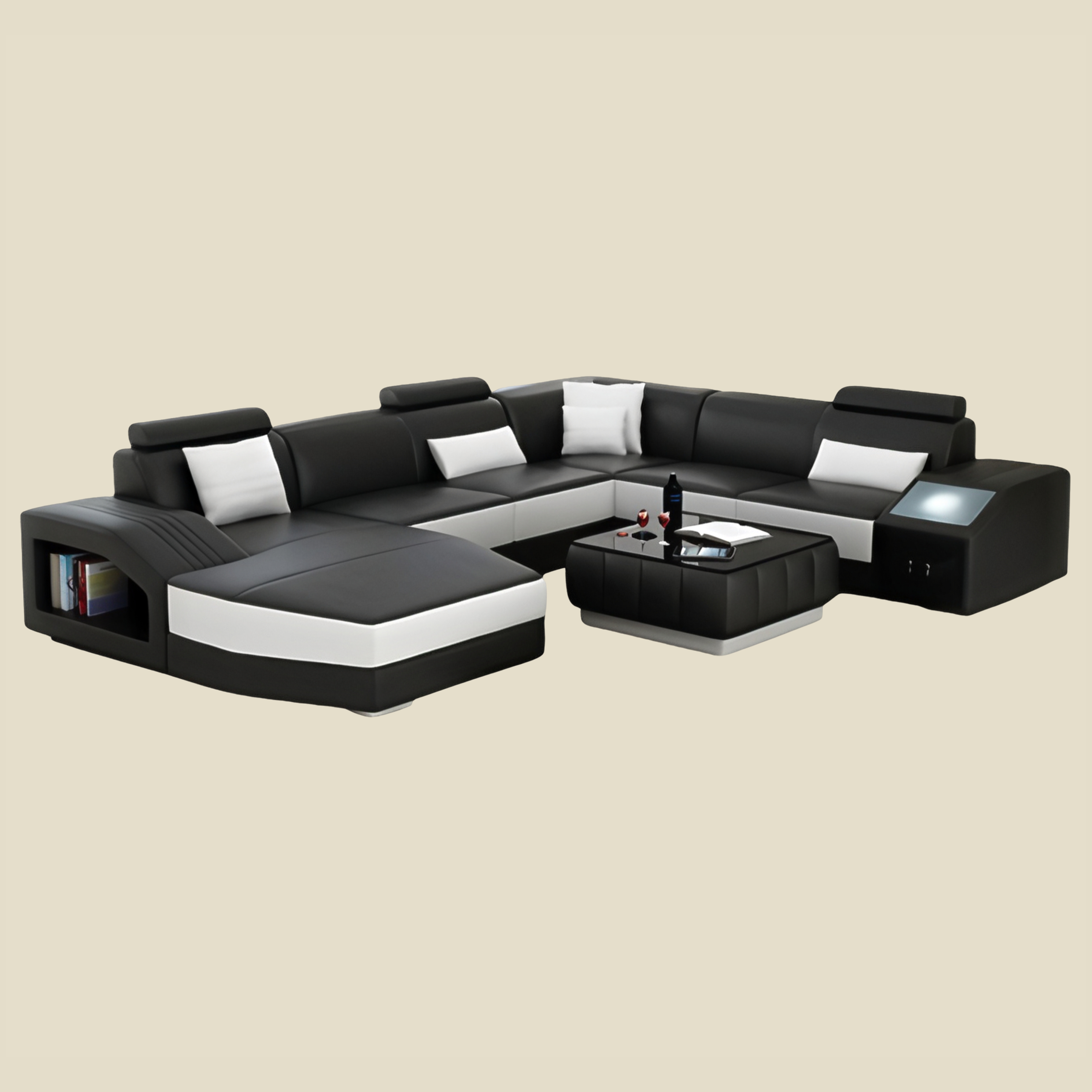 Sofa Kobe - Wohnlandschaft U-form