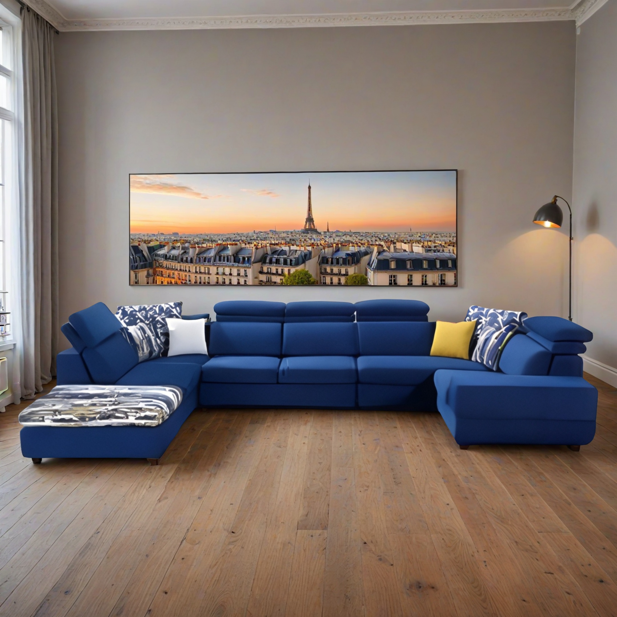 Wohnlandschaft Sofa U-Form Melbourne 