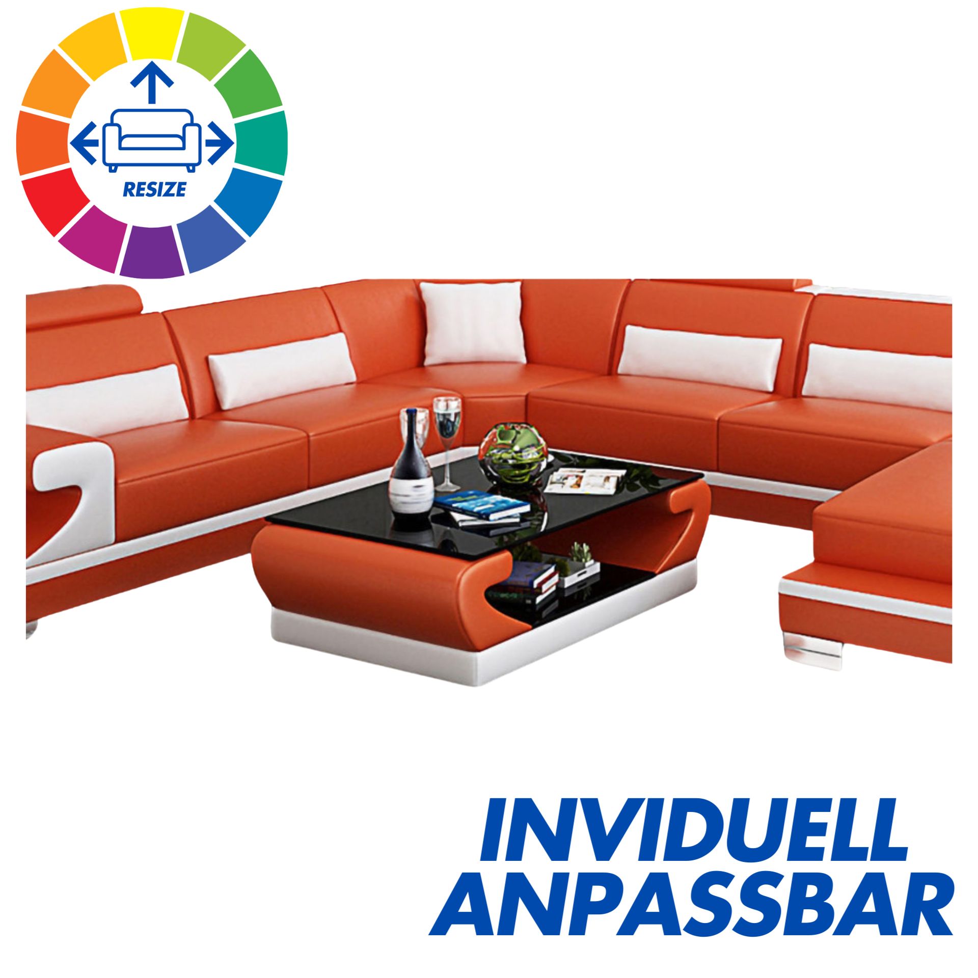 Designer Couchtisch  Bordeaux 
