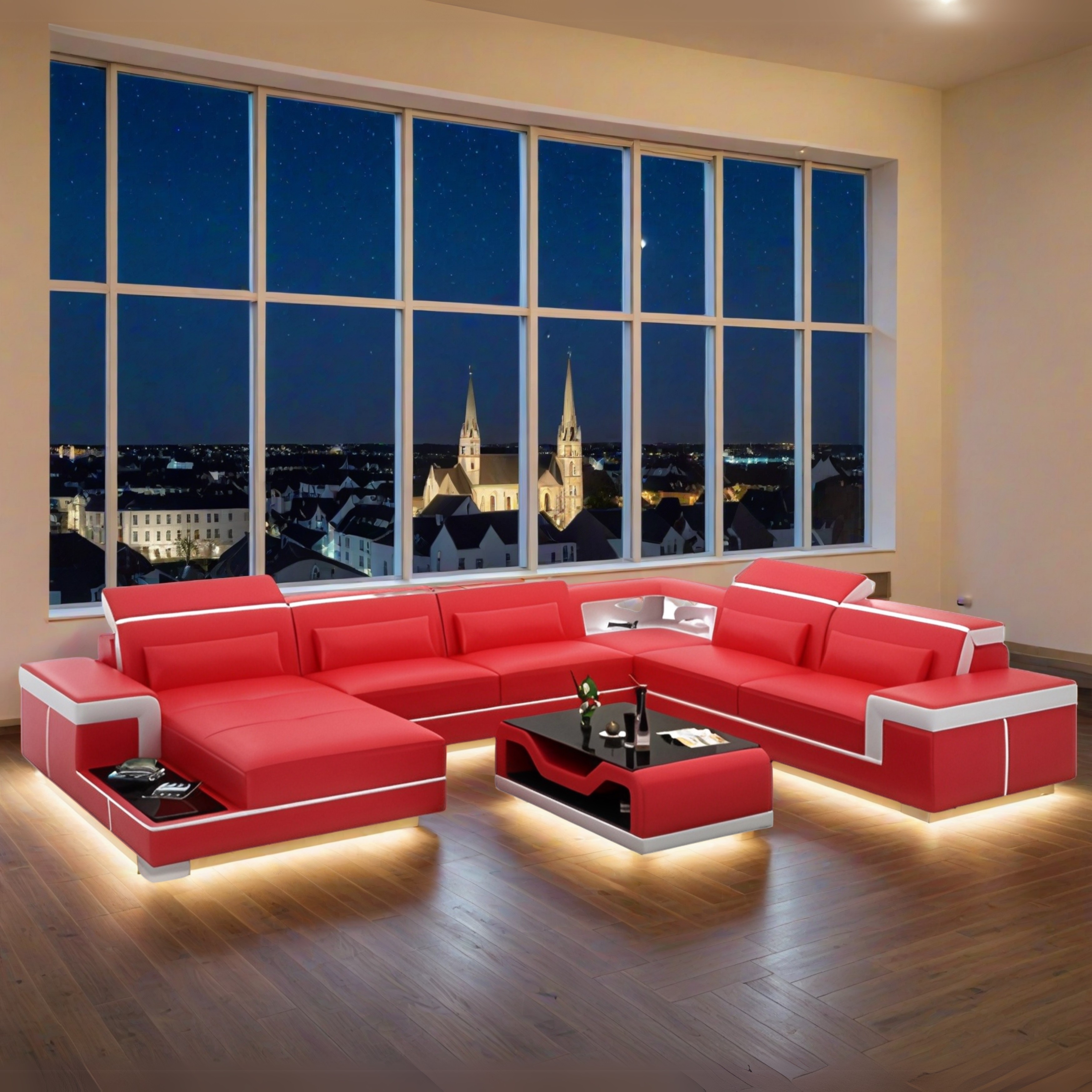 Sofa Quartier Laval -   Wohnlandschaft U-form