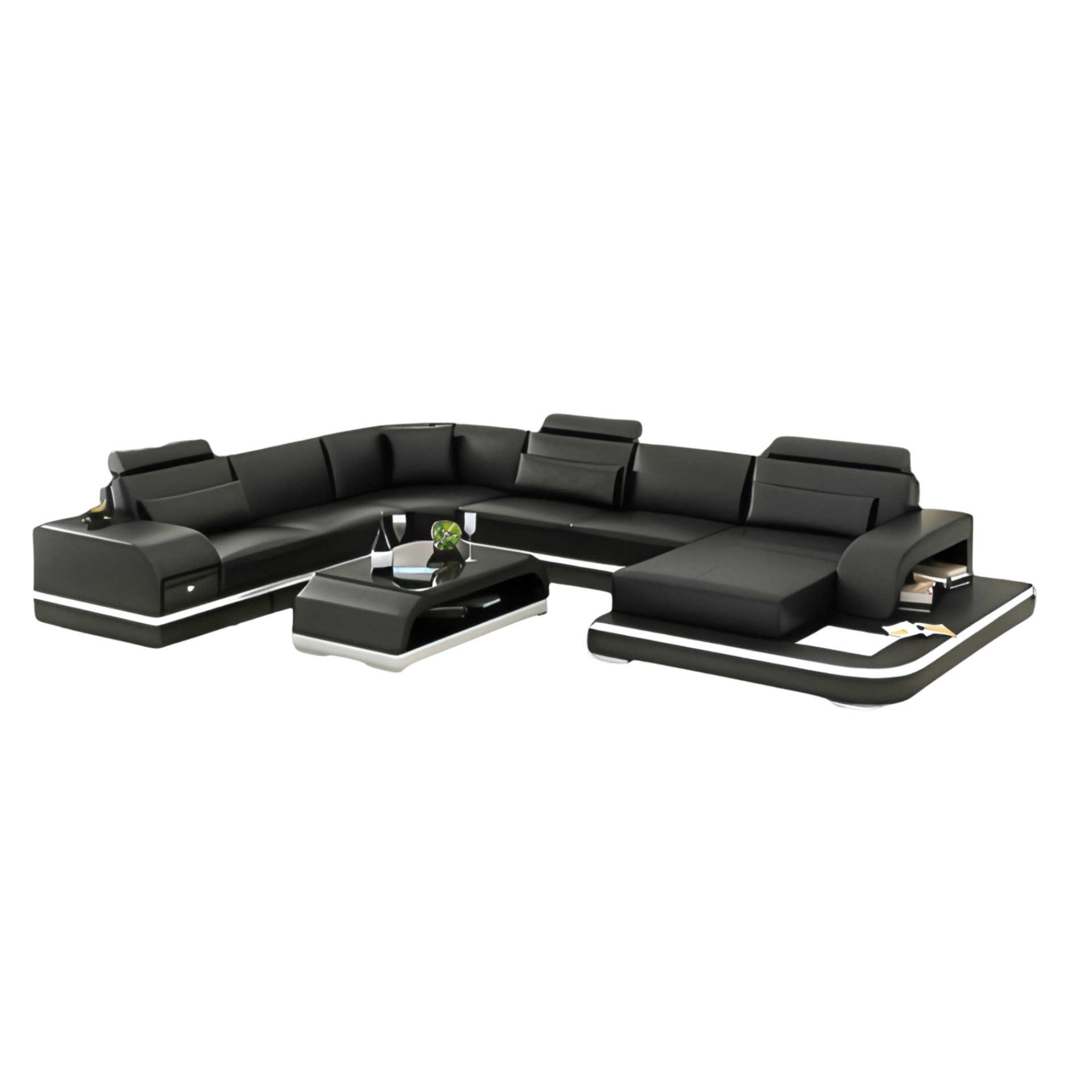 Sofa Frankfurt am Main - Wohnlandschaft U-form