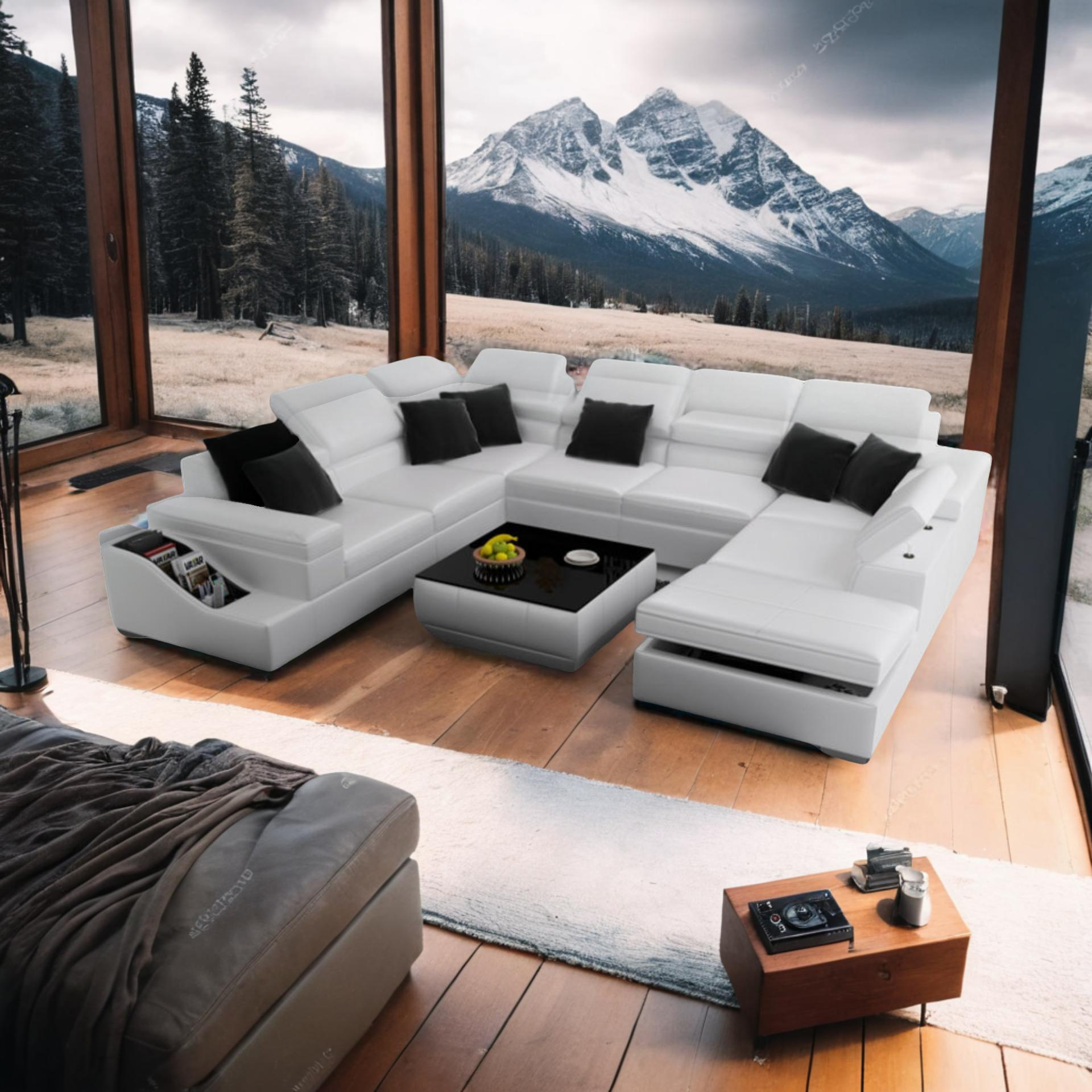 Sofa Oberstaufen Wohnlandschaft U-form