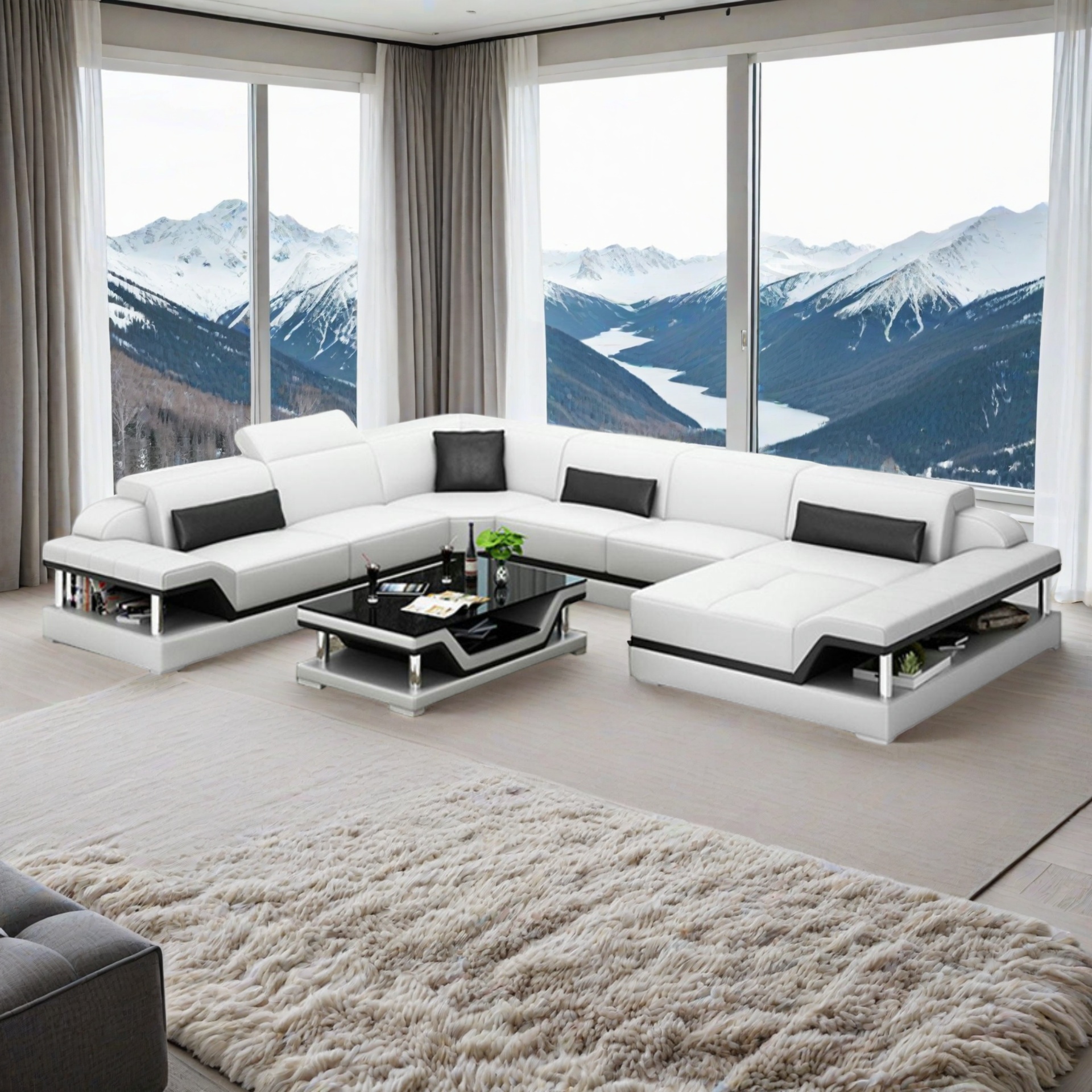 Sofa Dresden -  Wohnlandschaft U-form