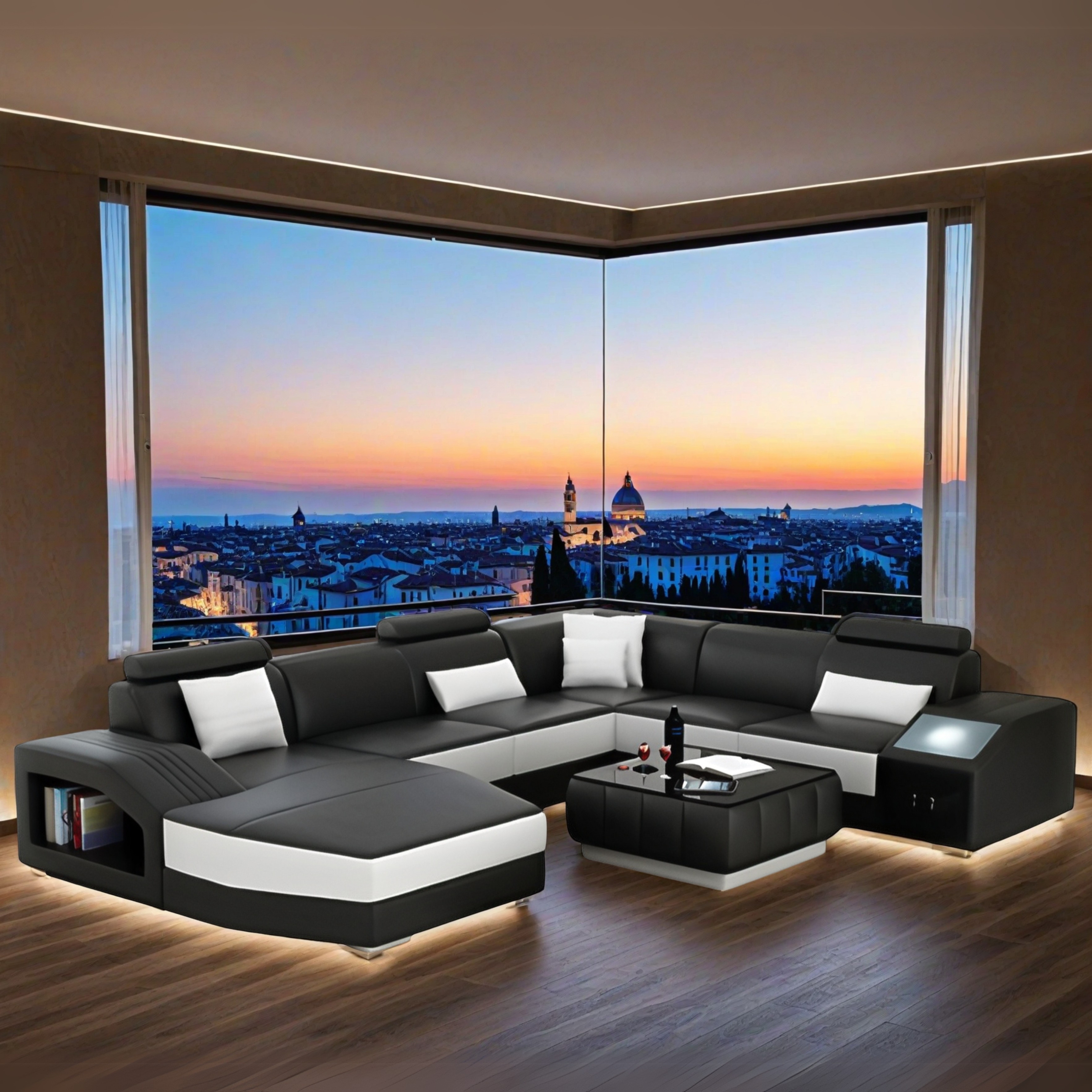 Sofa Kobe - Wohnlandschaft U-form