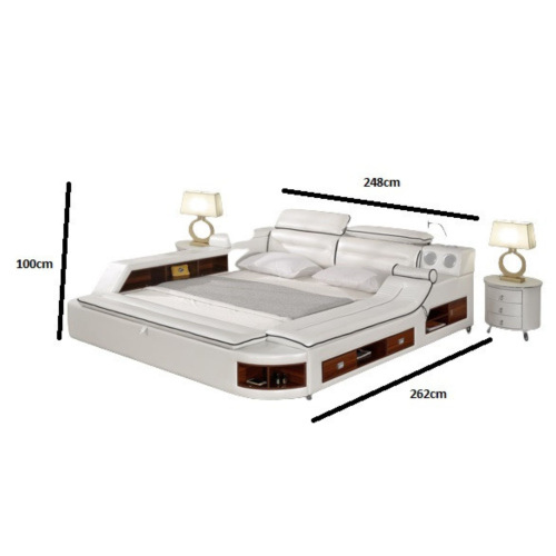 Doppelbett Grau Sevara