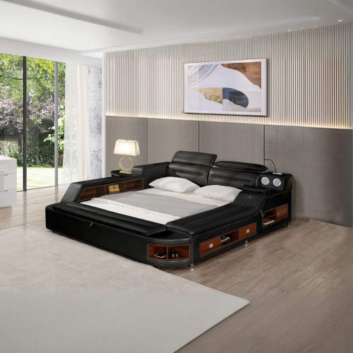 Doppelbett Grau Sevara