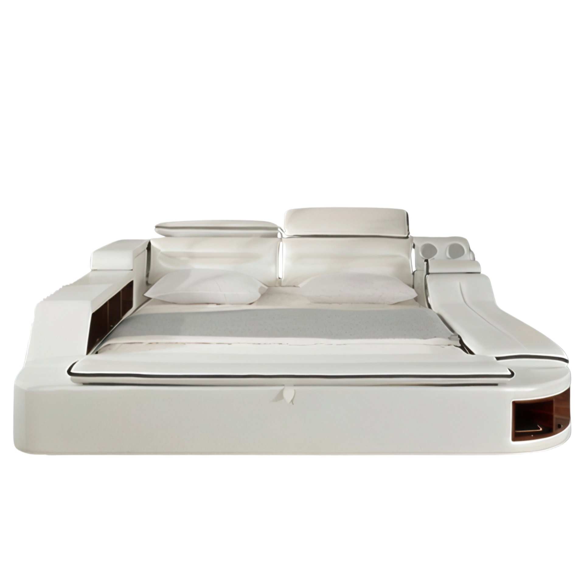 Doppelbett Grau Sevara 