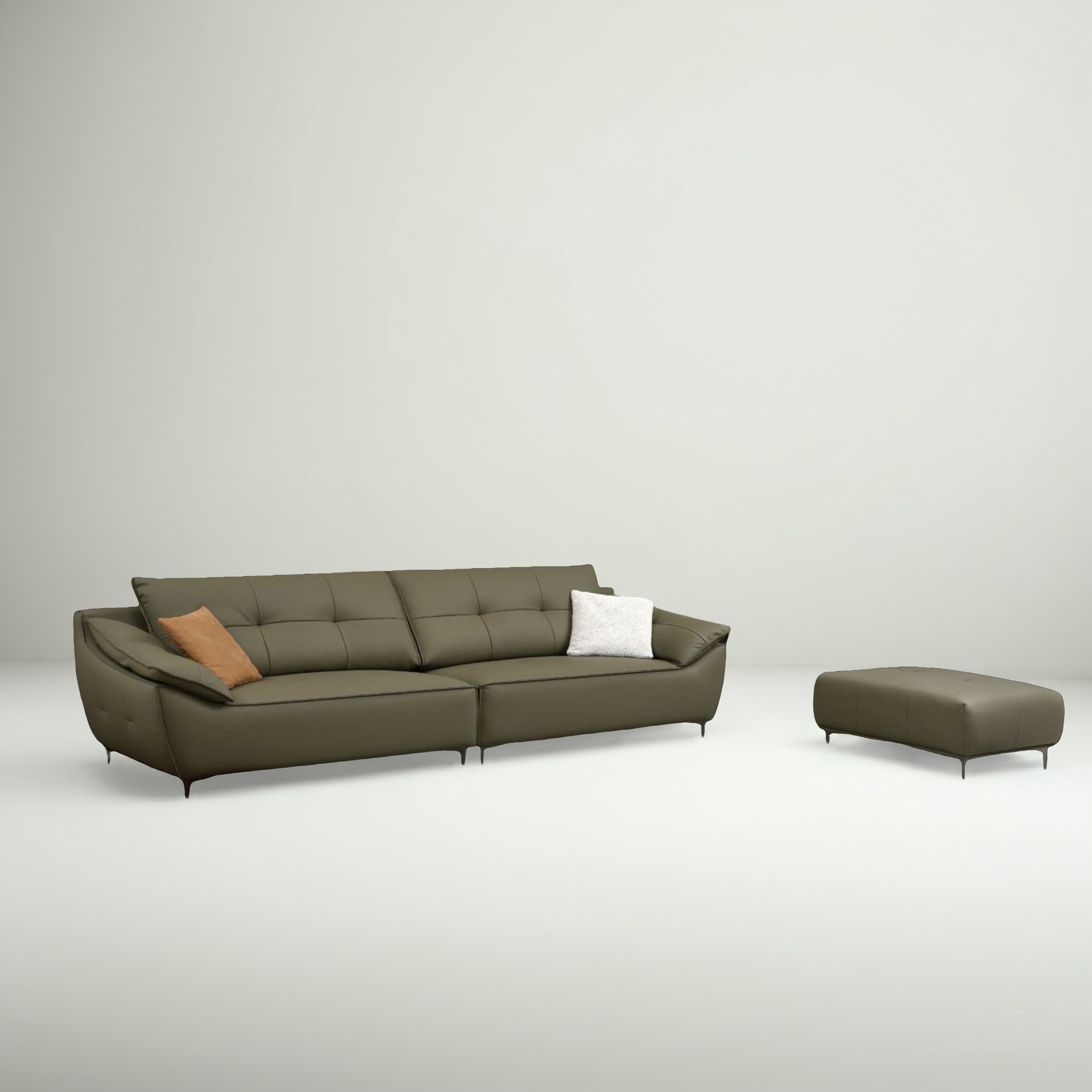 Sofa Solryn + Hocker