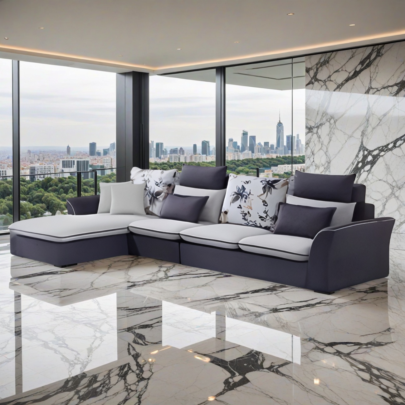 Sofa L-Form Hong Kong 