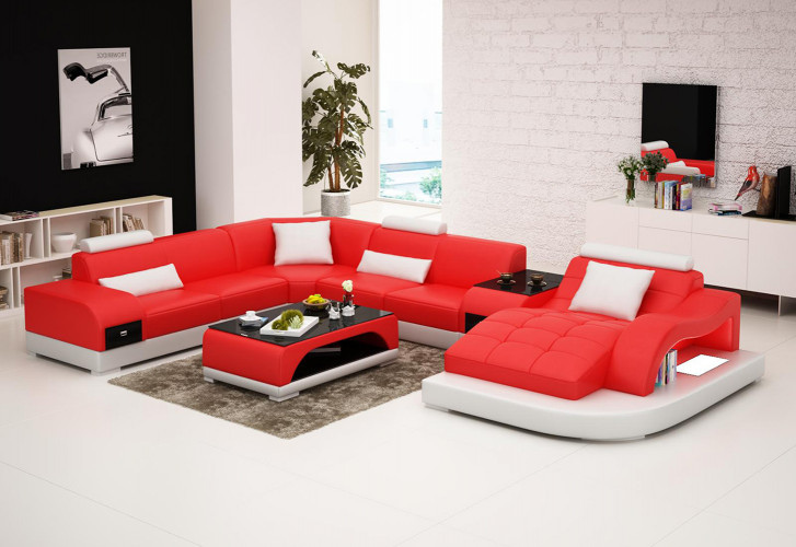 Sofa Dortmund - Wohnlandschaft U-form