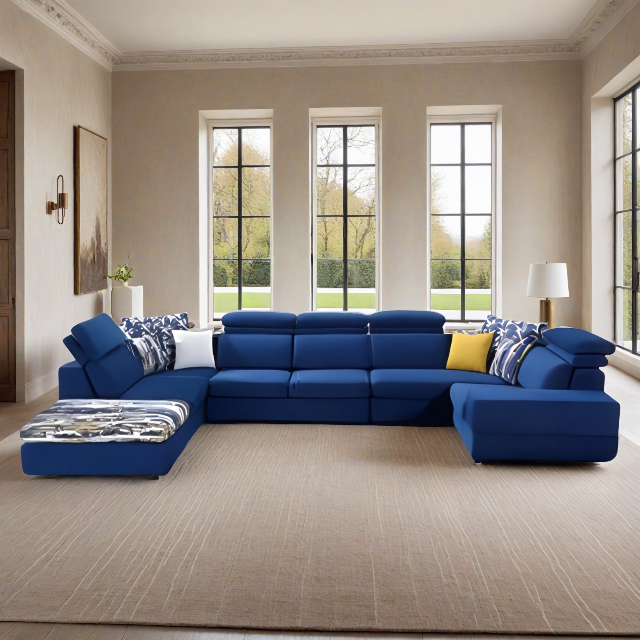 Wohnlandschaft Sofa U-Form Melbourne 