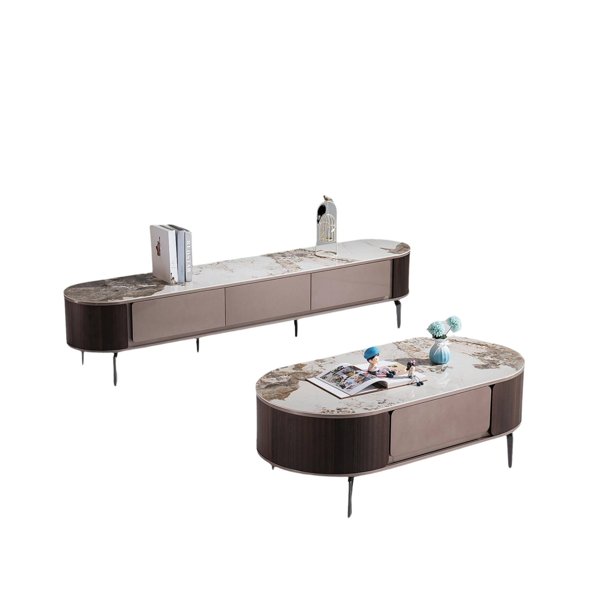 Designer Couchtisch und TV Board Hohe Börde