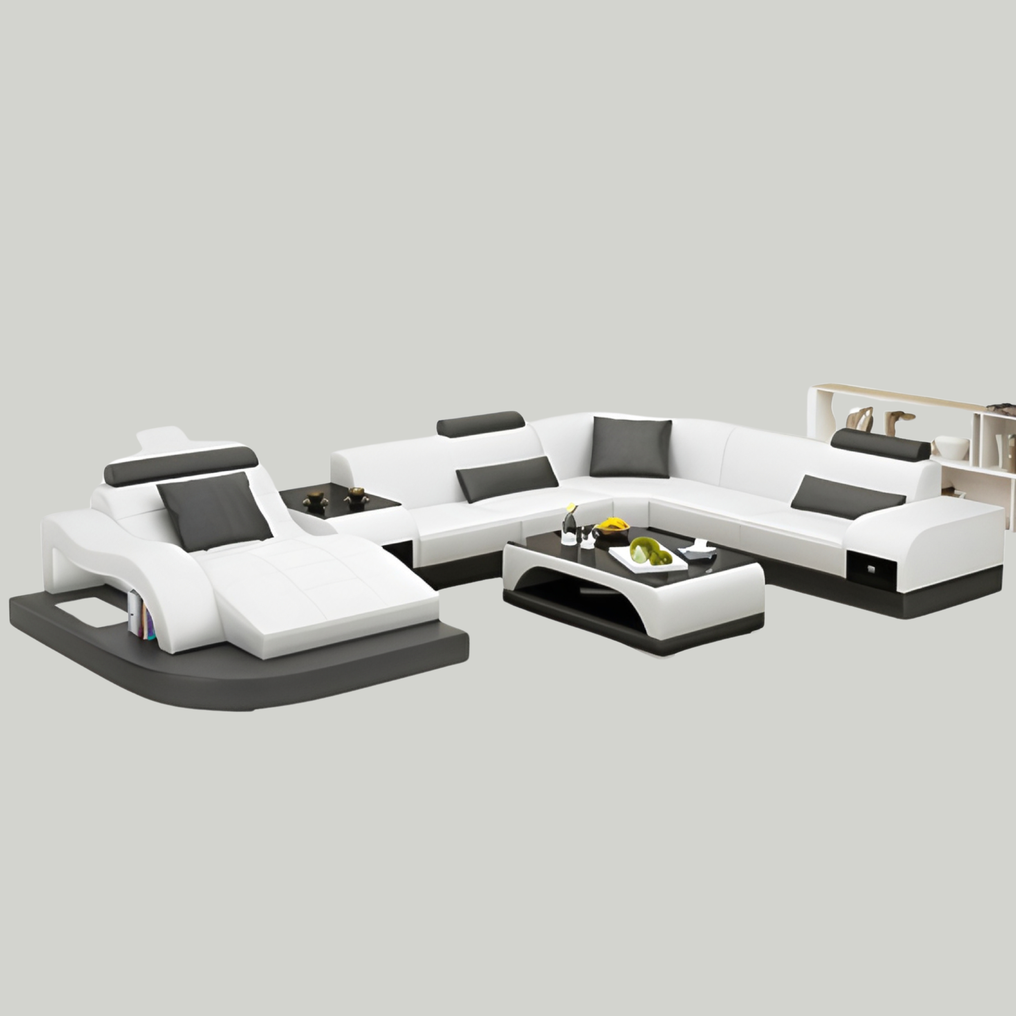 Sofa Dortmund - Wohnlandschaft U-form