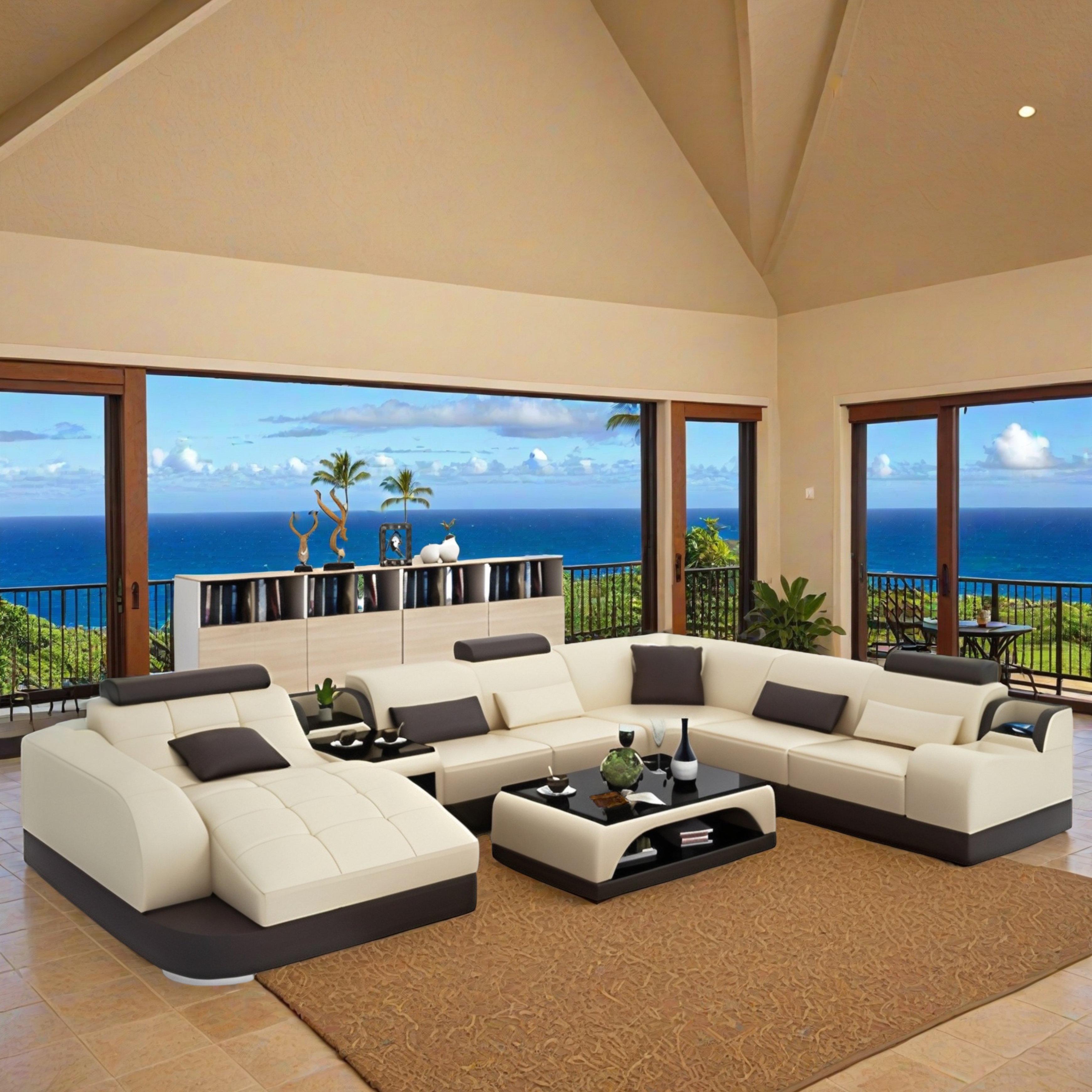 Sofa Hawaii - Wohnlandschaft U-Form 