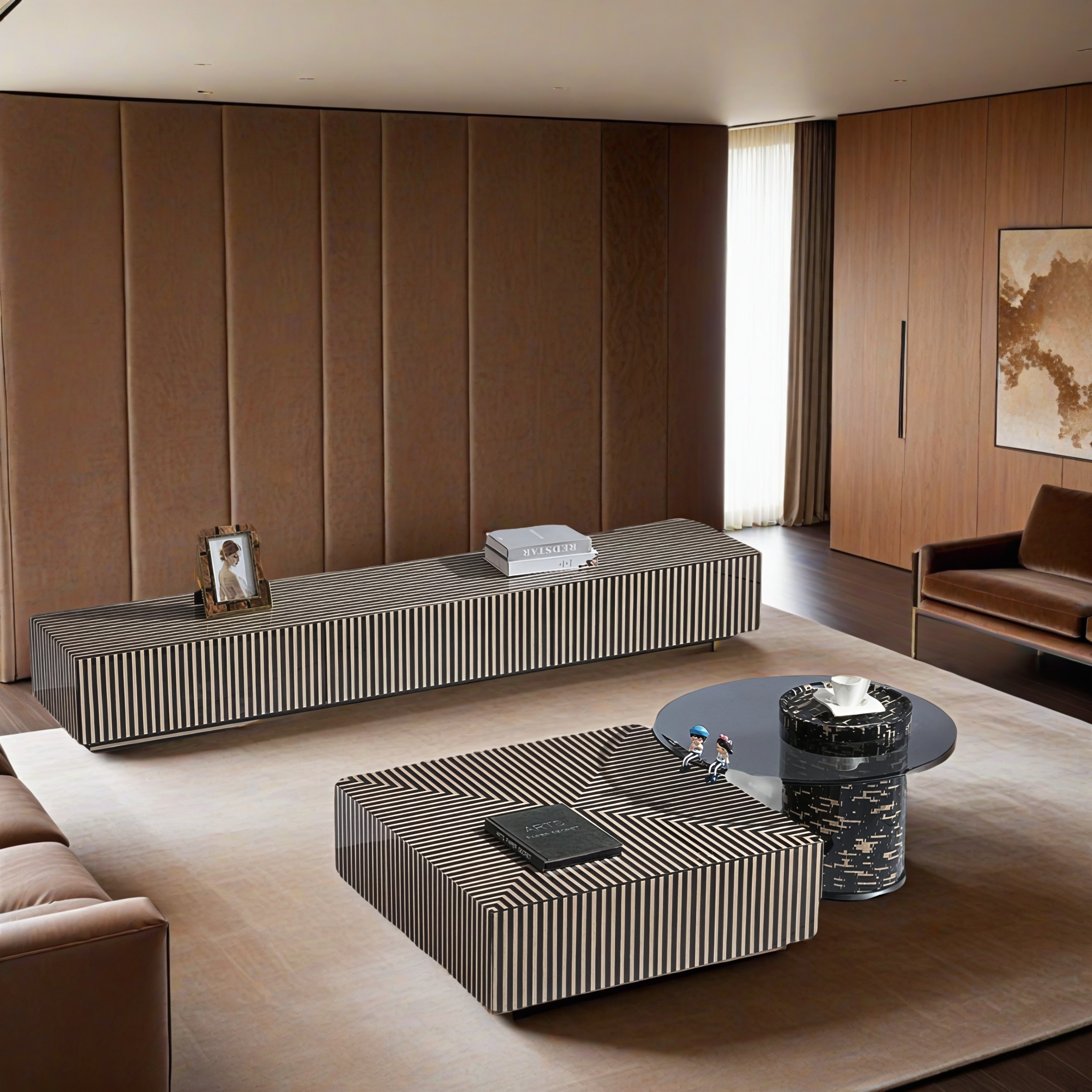 Designer Couchtisch und TV Board Genthin