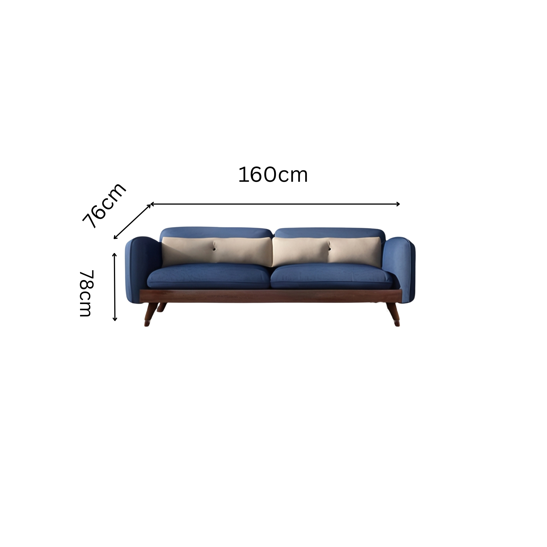 Sofa Stockholm - 2-Sitzer 