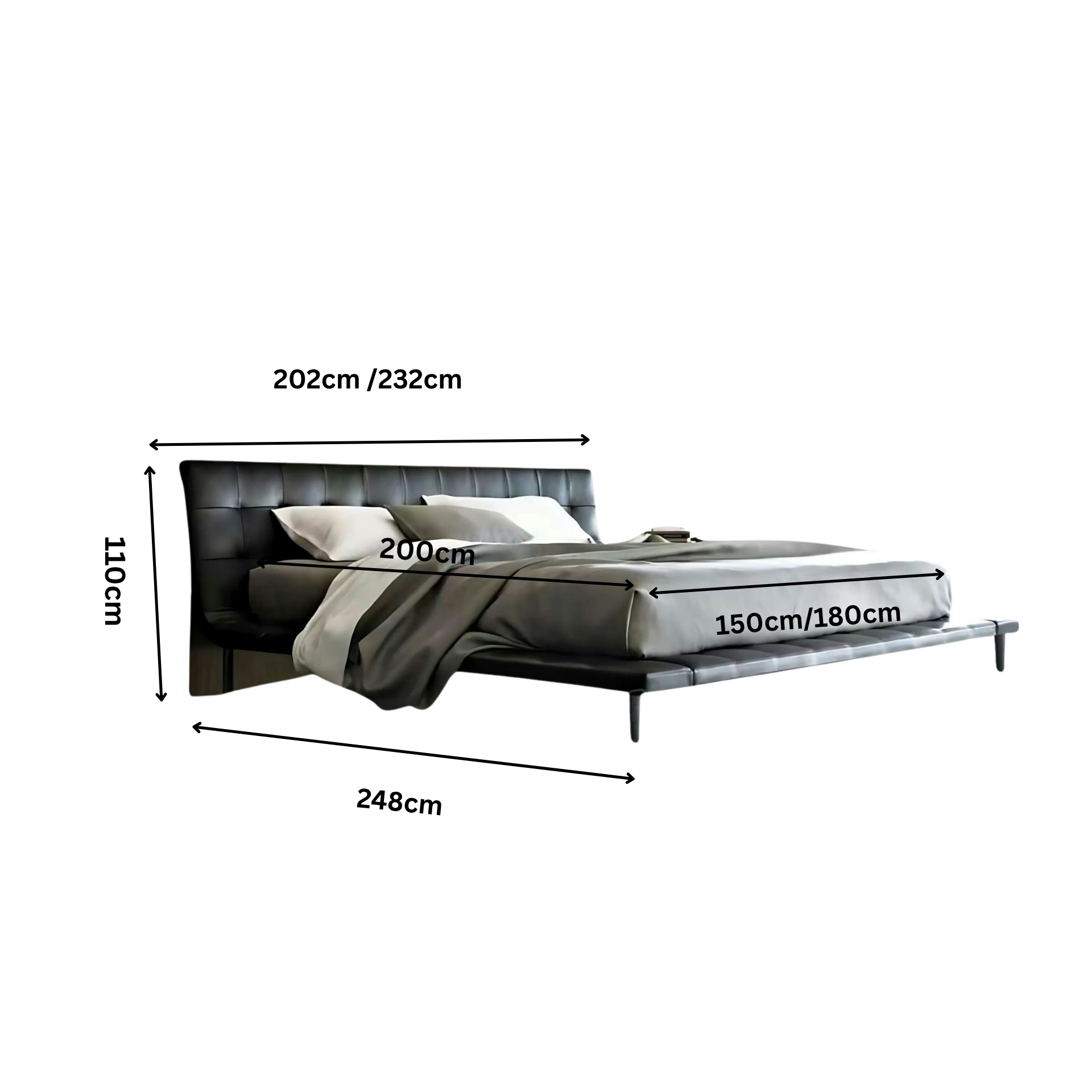 Doppelbett Tonle Sap
