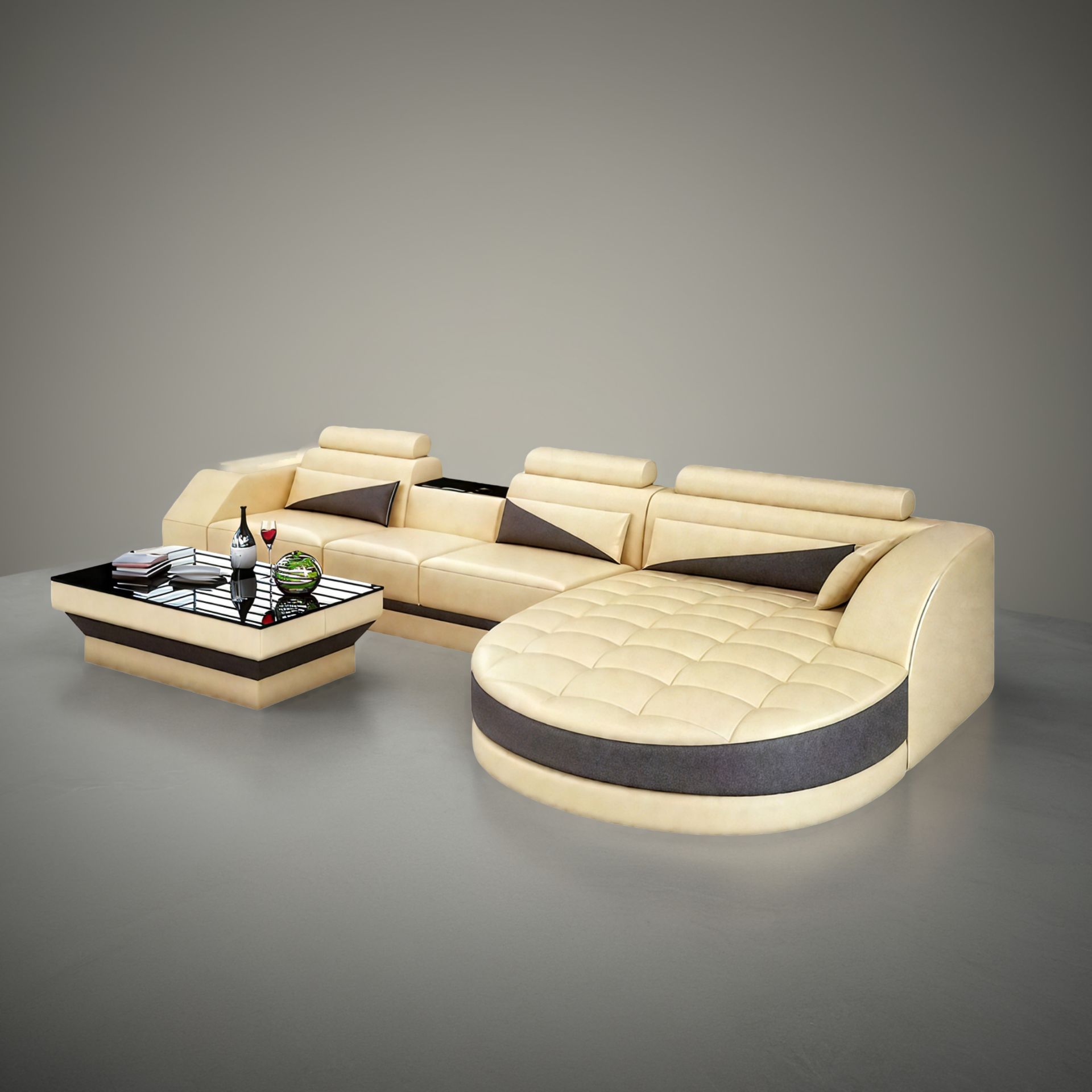  Sofa Dessau - Wohnlandschaft U-form
