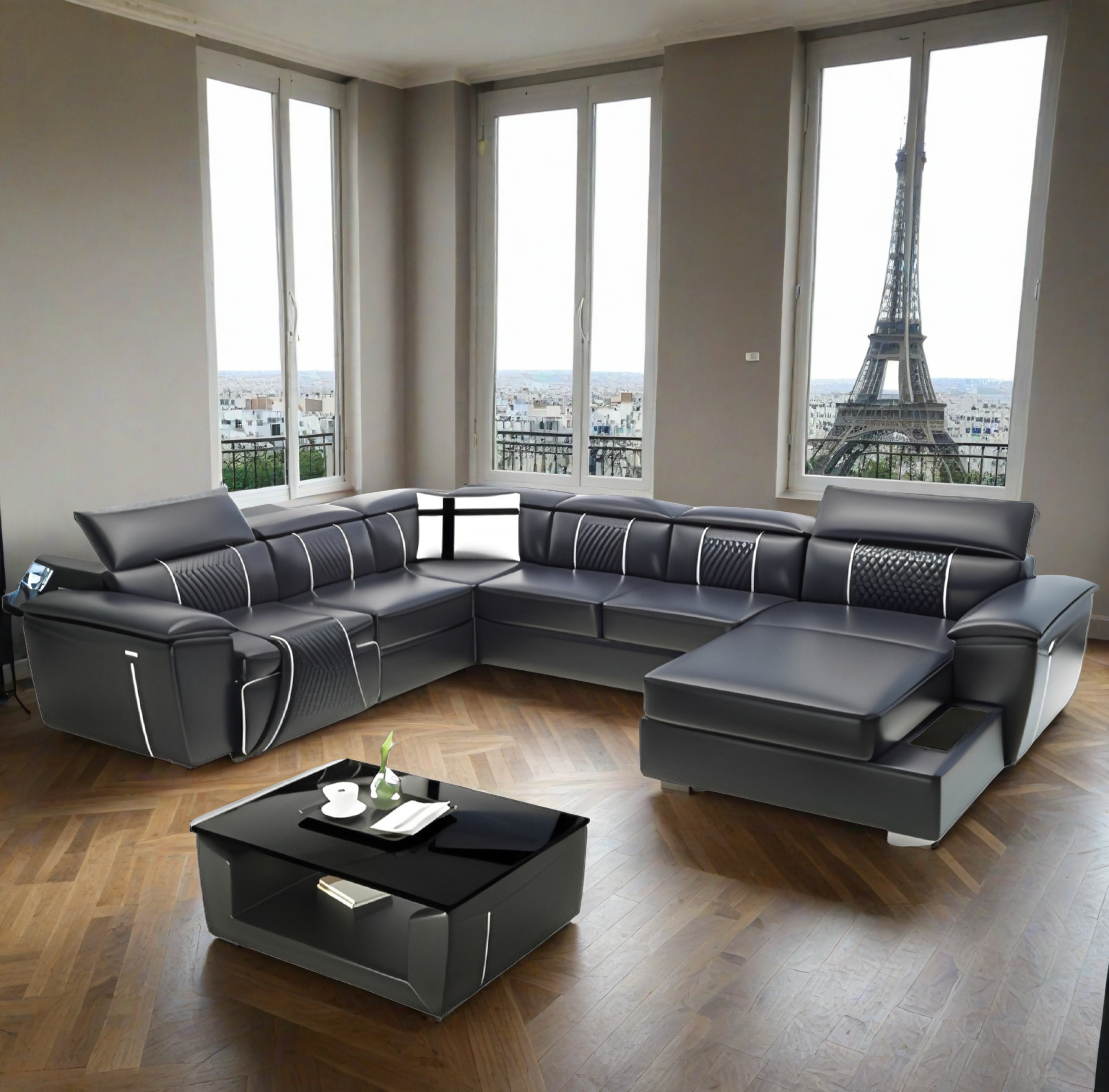 Sofa Grenoble - Wohnlandschaft U-form