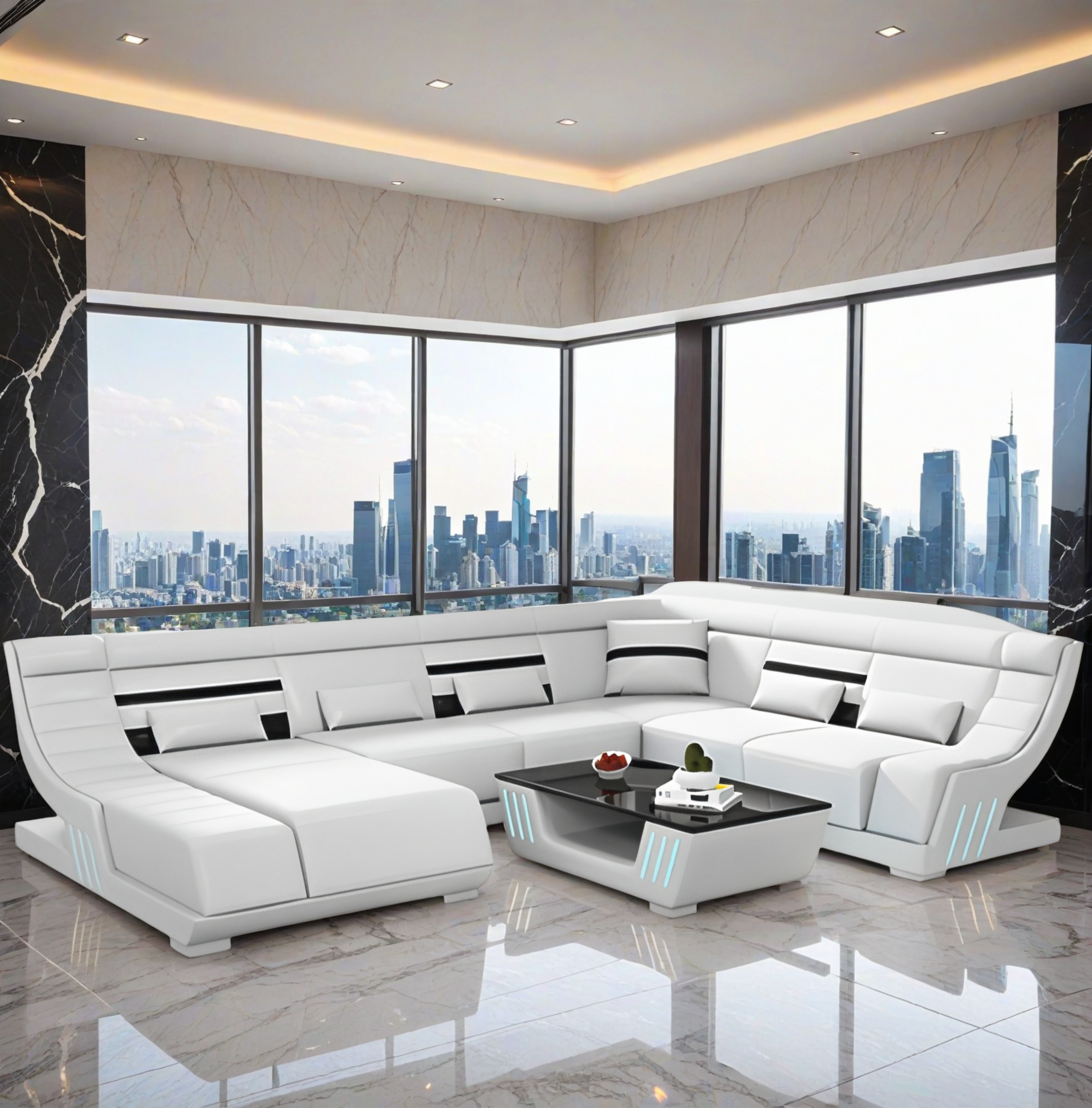  Sofa Osaka -Wohnlandschaft U-form