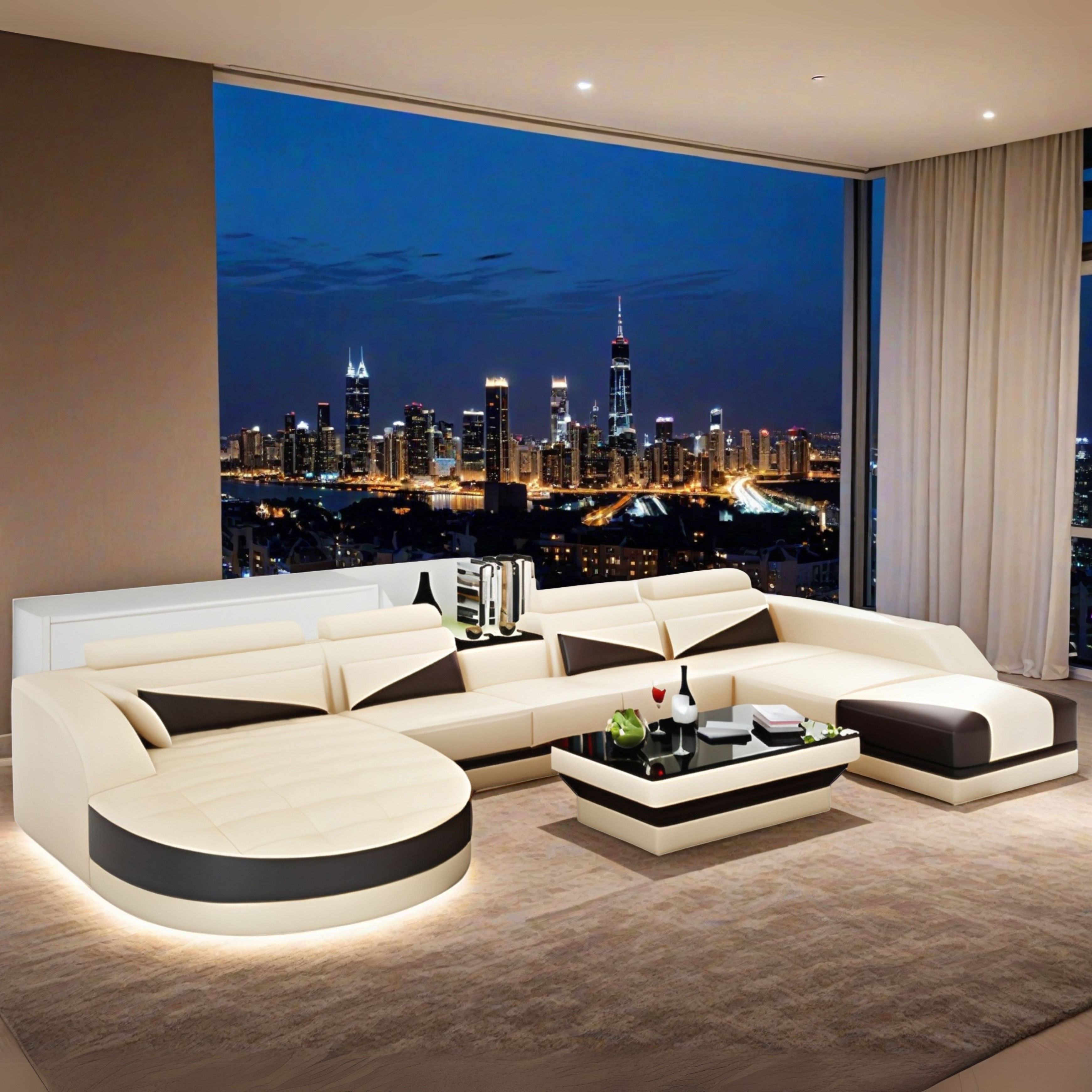 Sofa Antibes -  Wohnlandschaft U-form