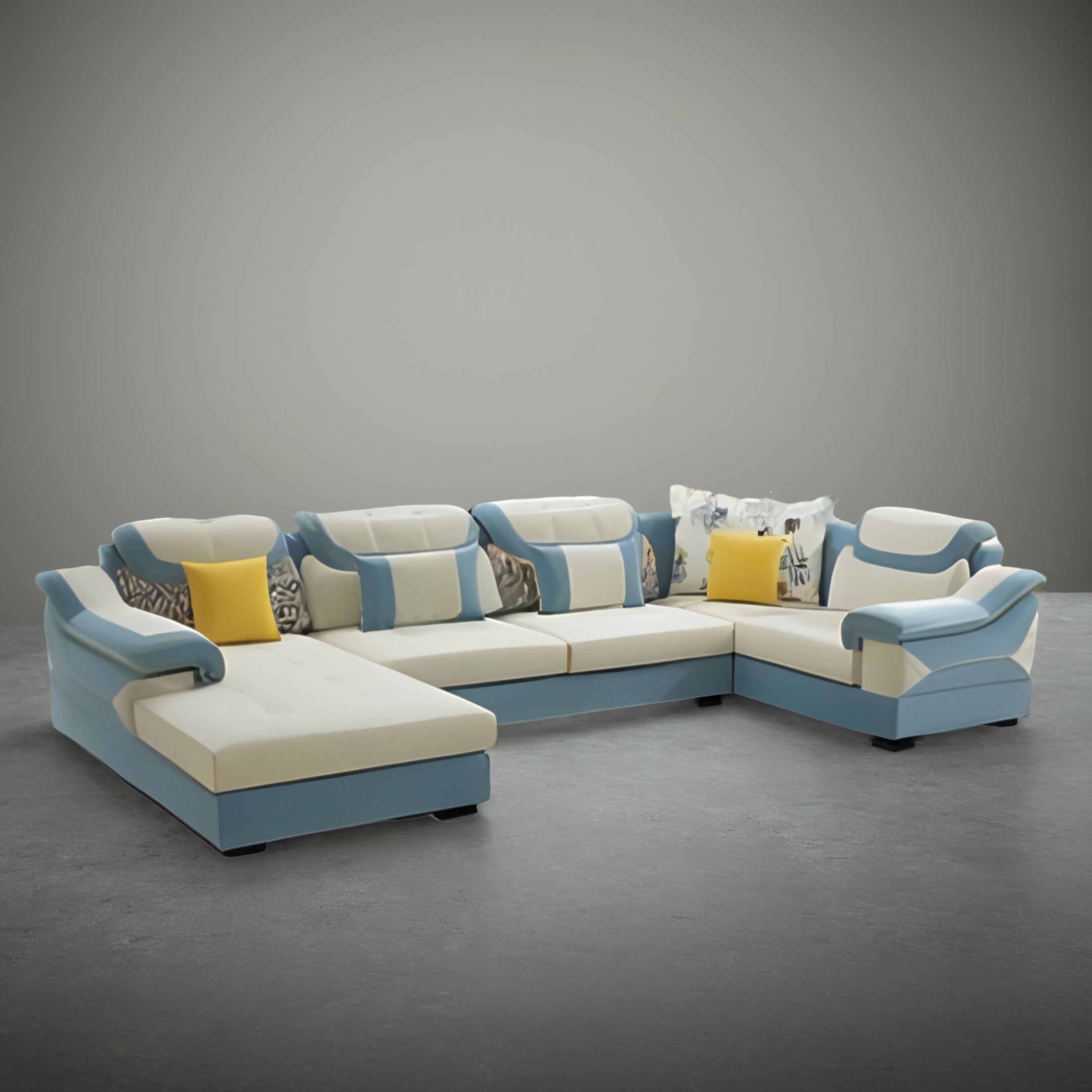 Wohnlandschaft Sofa U-Form Mumbai 