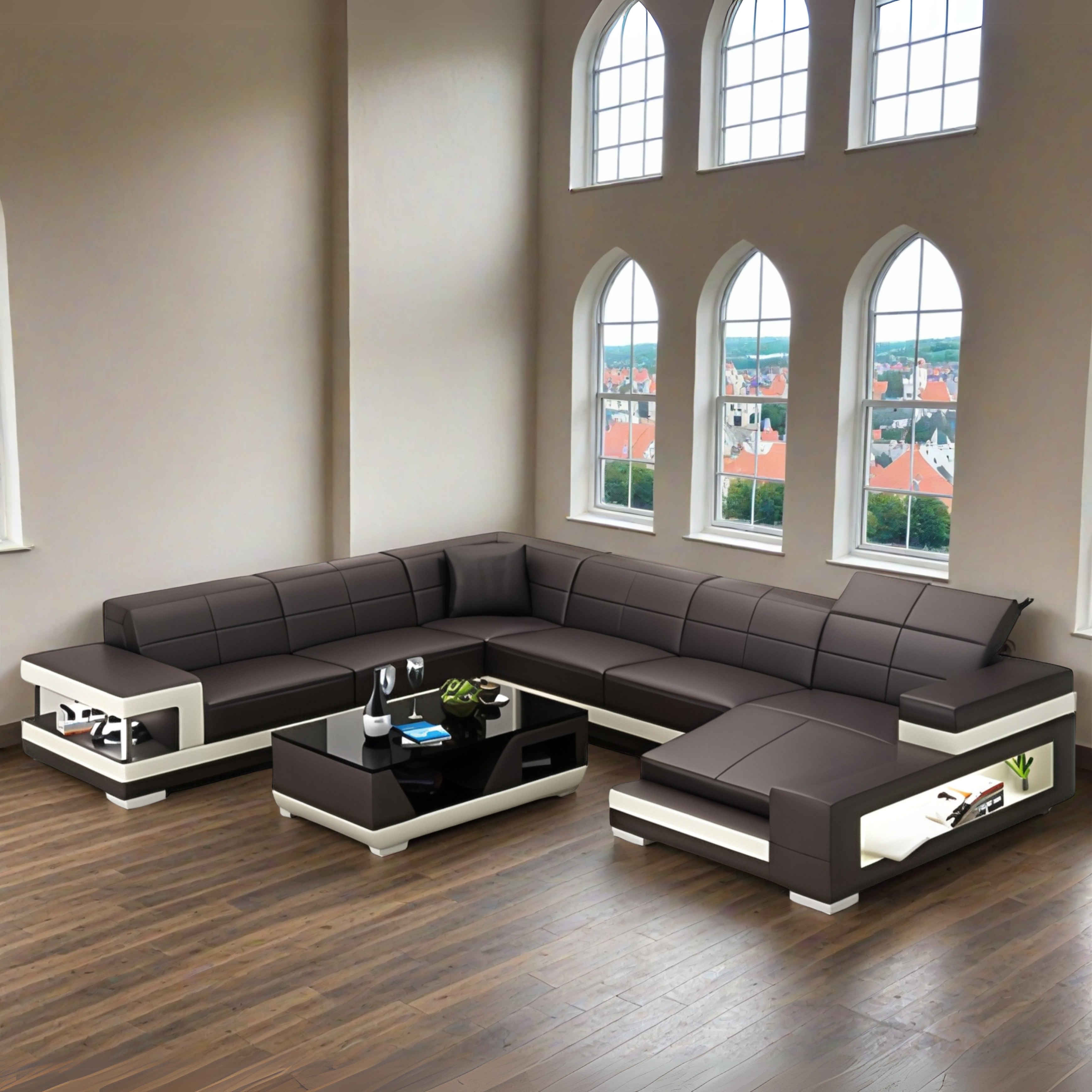 Sofa Vilnius - Wohnlandschaft U-form