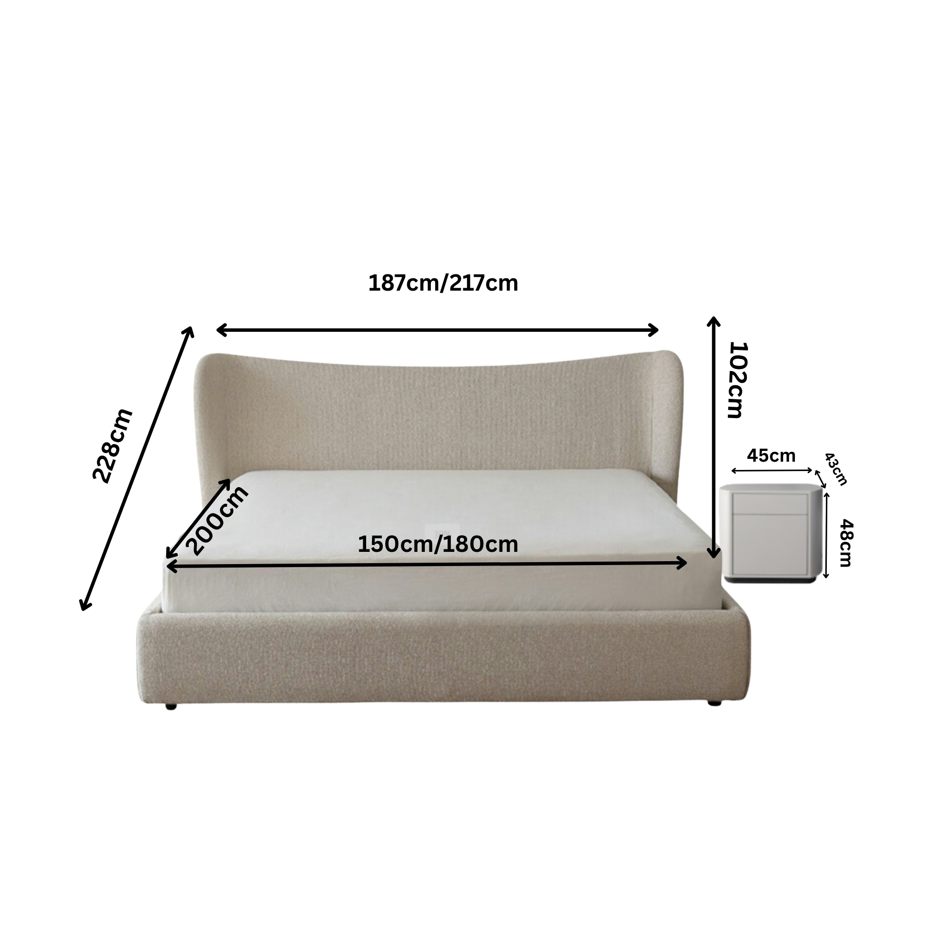 Doppelbett Dovrelis Keep