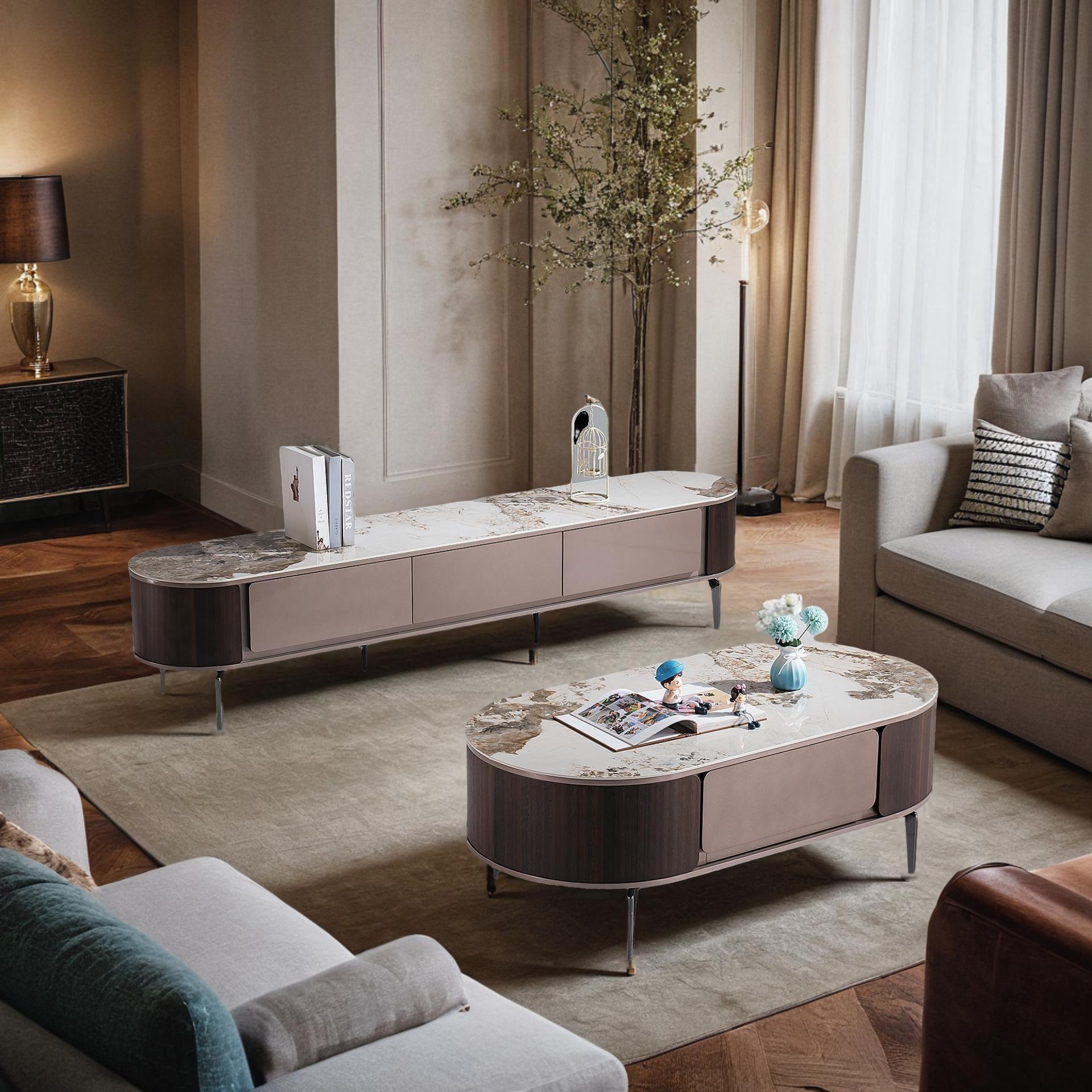 Designer Couchtisch und TV Board Hohe Börde