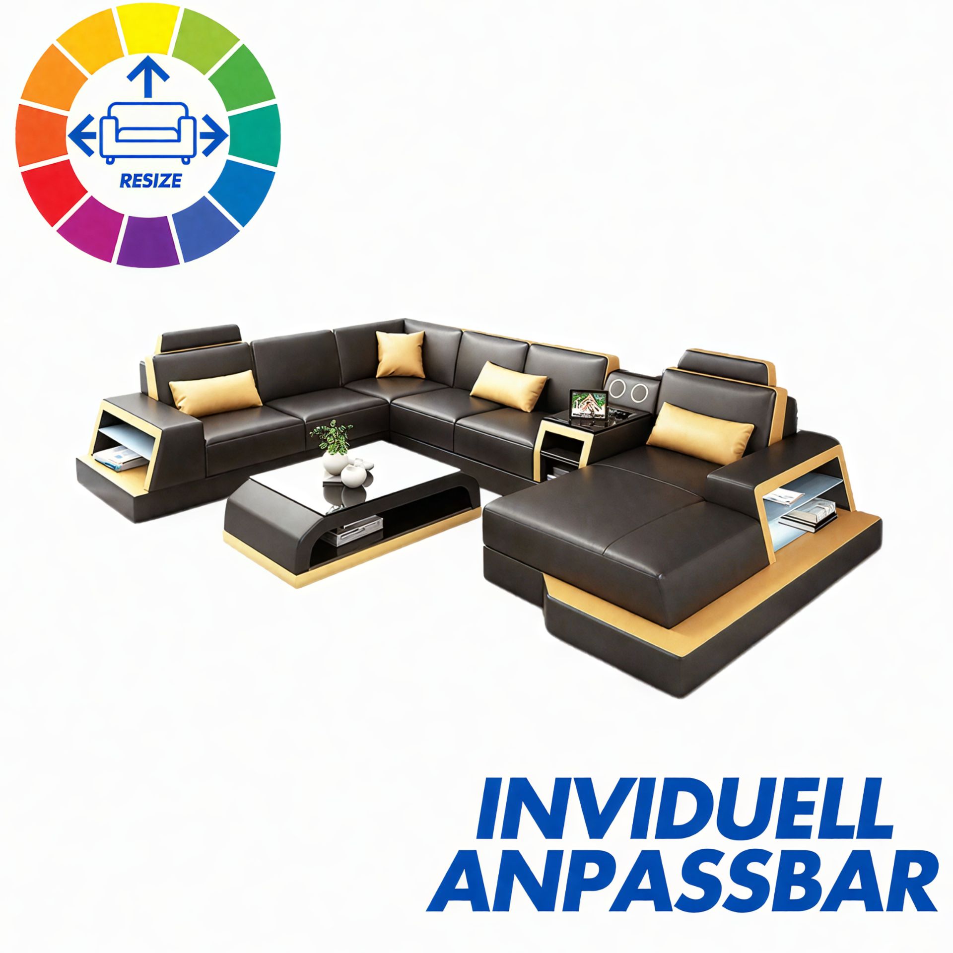 Sofa  Bern - Wohnlandschaft U-form
