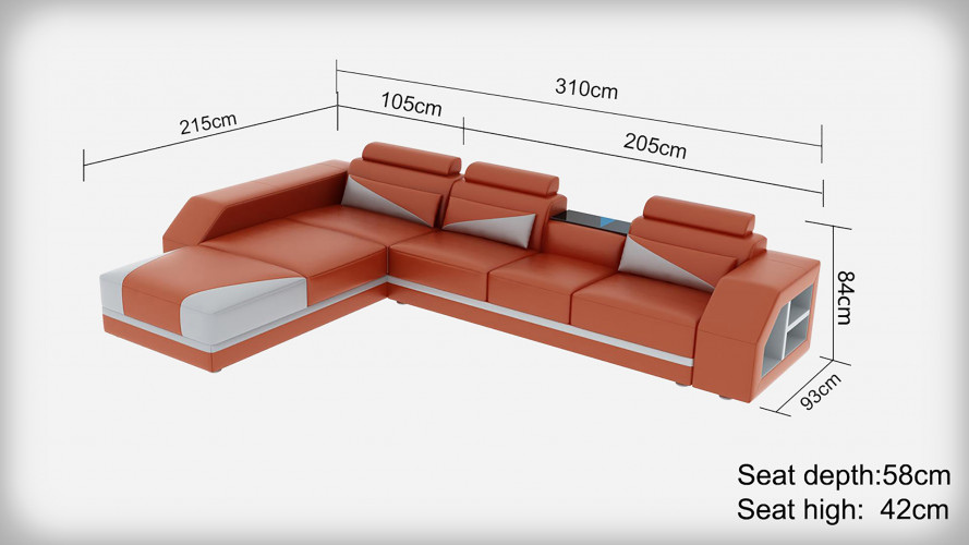 Sofa Barcelona - L-Form