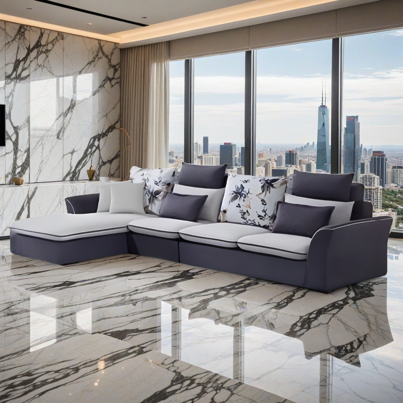 Sofa L-Form Hong Kong 