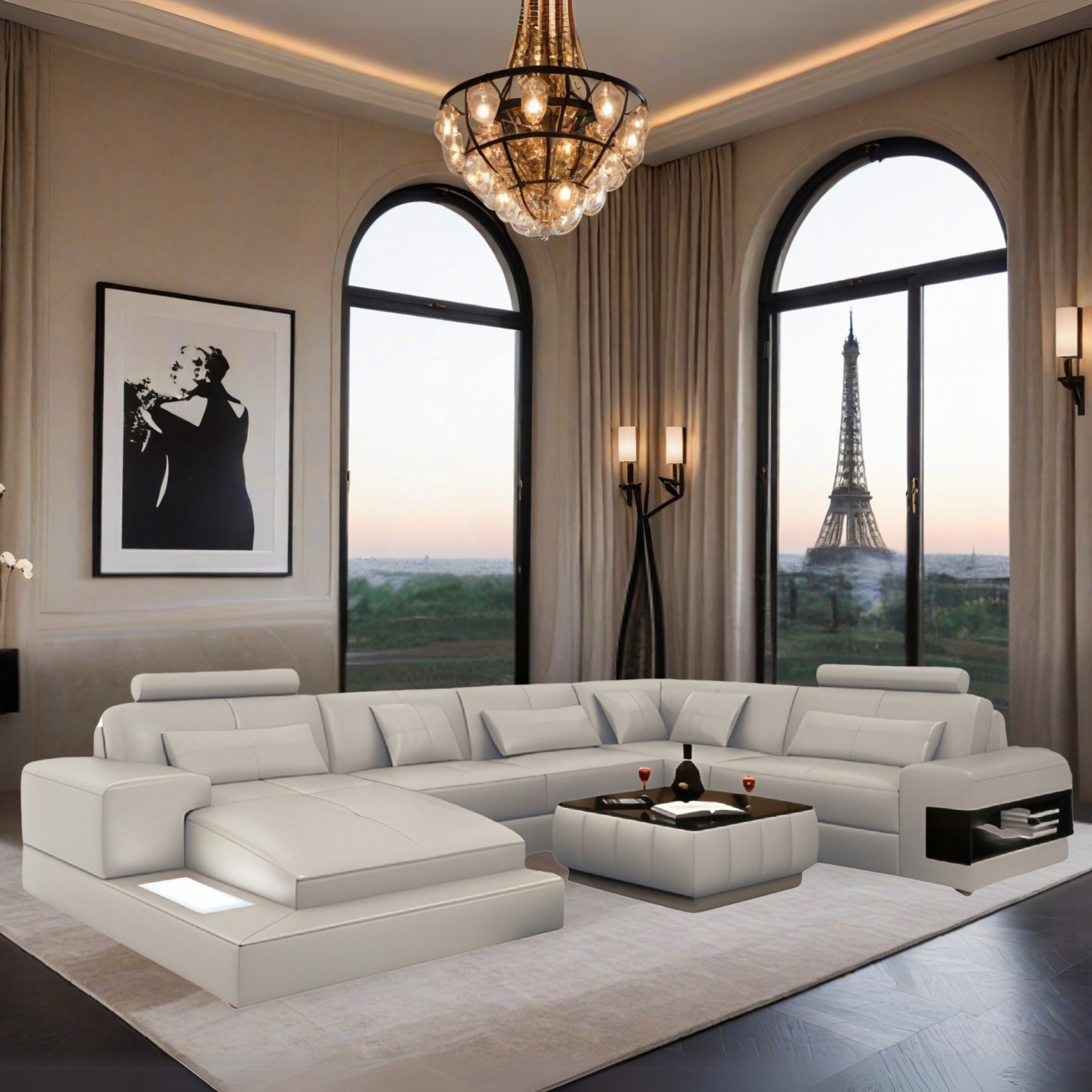 Sofa Essen - Wohnlandschaft U-Form 