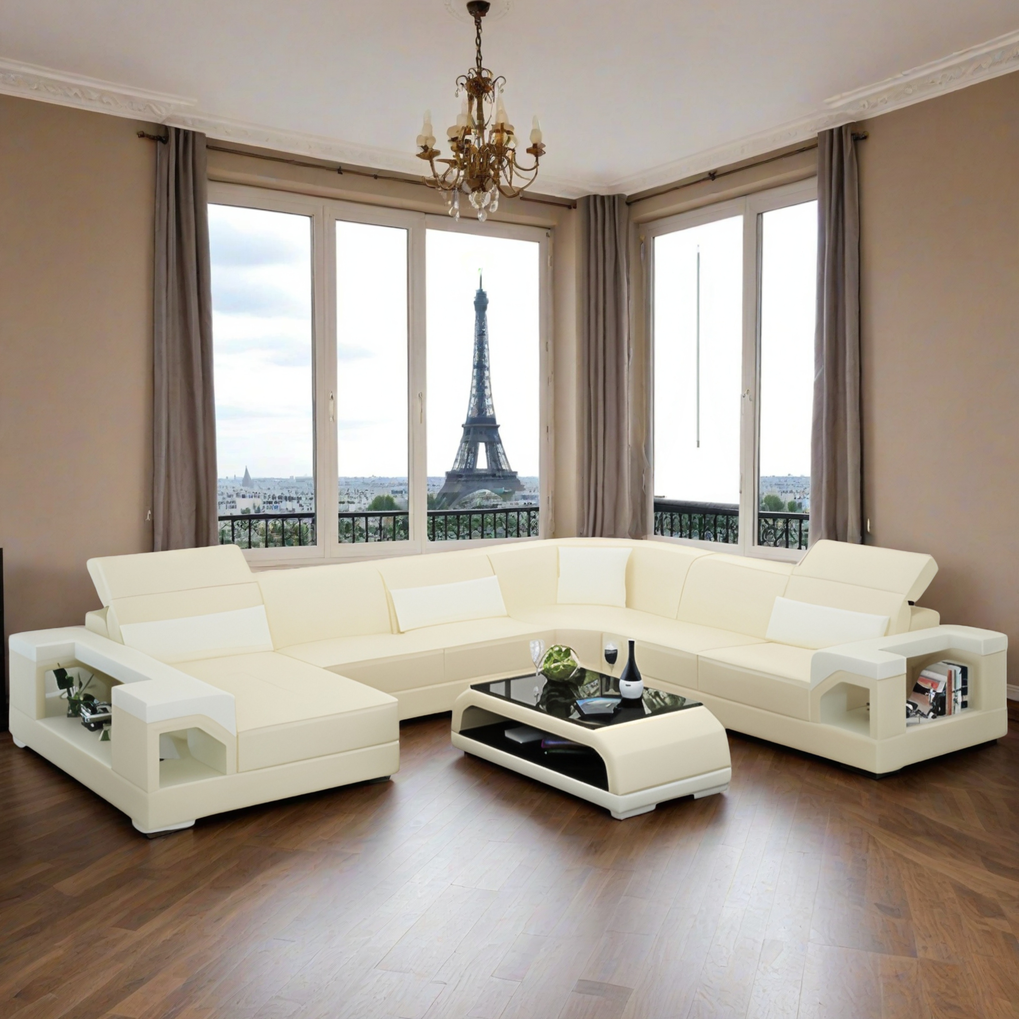 Sofa München - Wohnlandschaft U-form