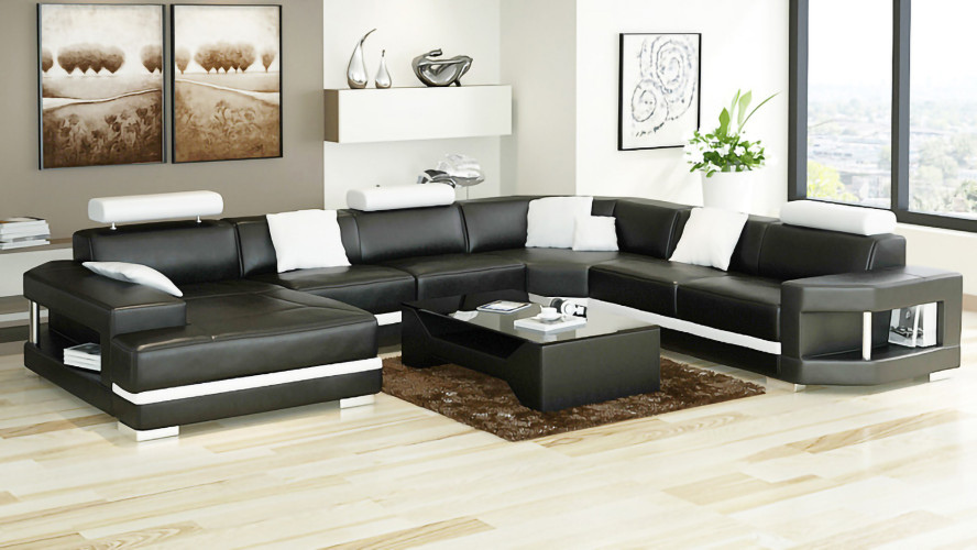Sofa Zürich - Wohnlandschaft U-form