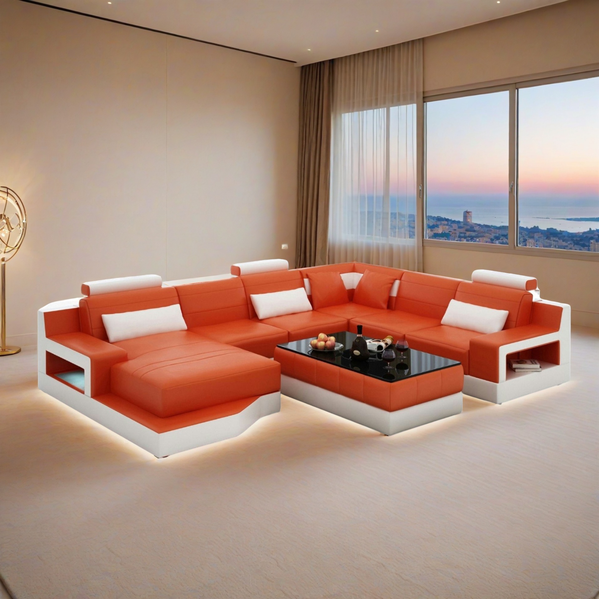 Sofa Tokyo - Wohnlandschaft U-Form 