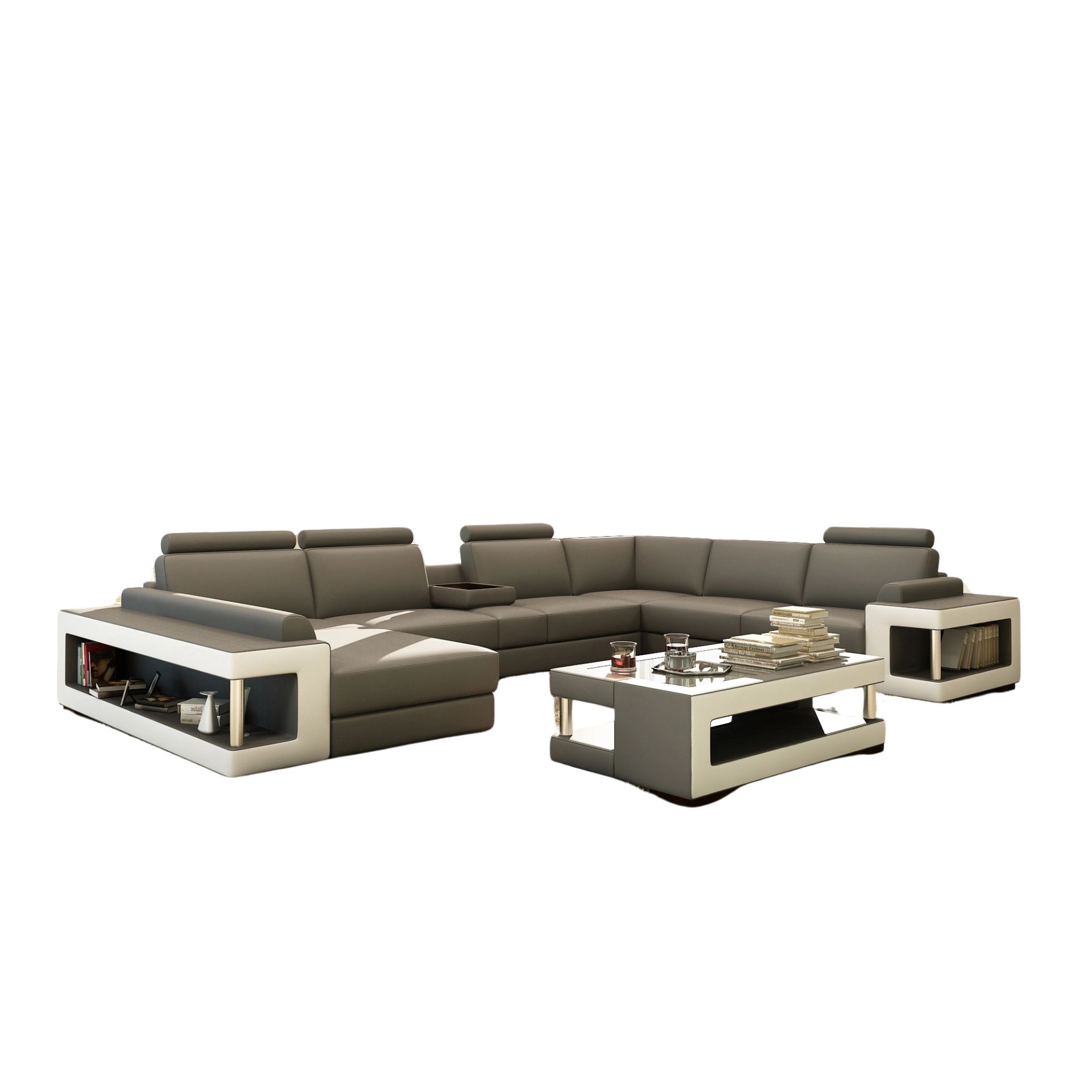 Sofa Düifferdeng - Wohnlandschaft U-form