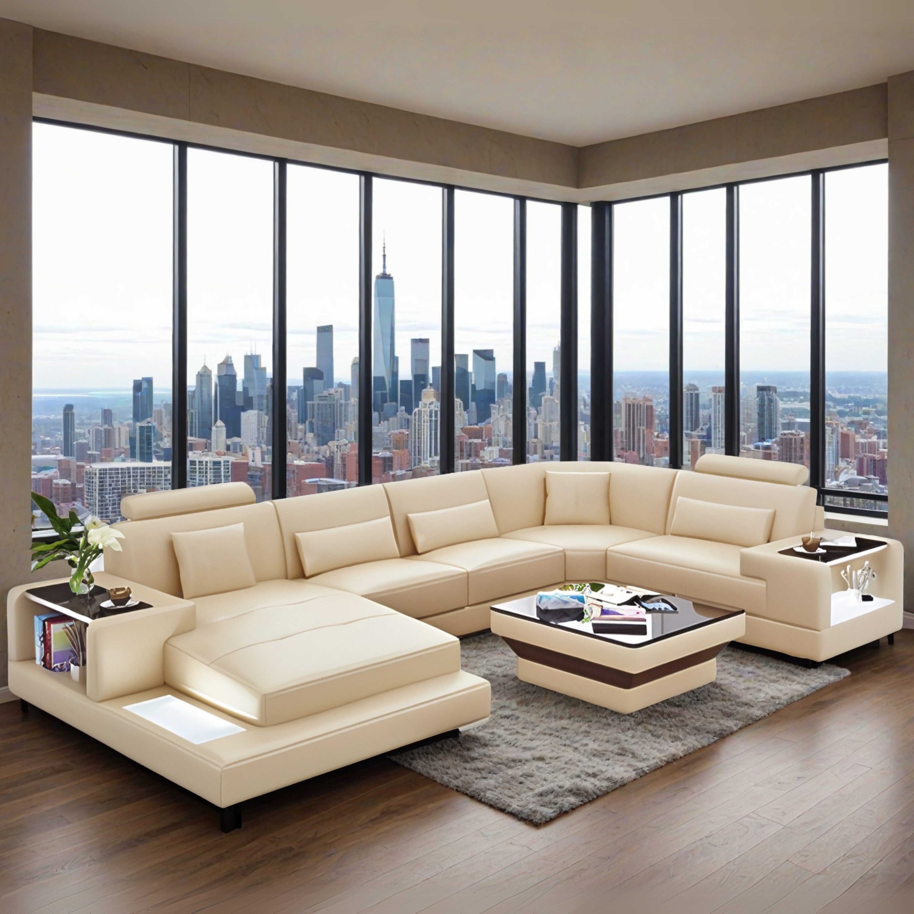 Sofa Stuttgart - Wohnlandschaft U-form