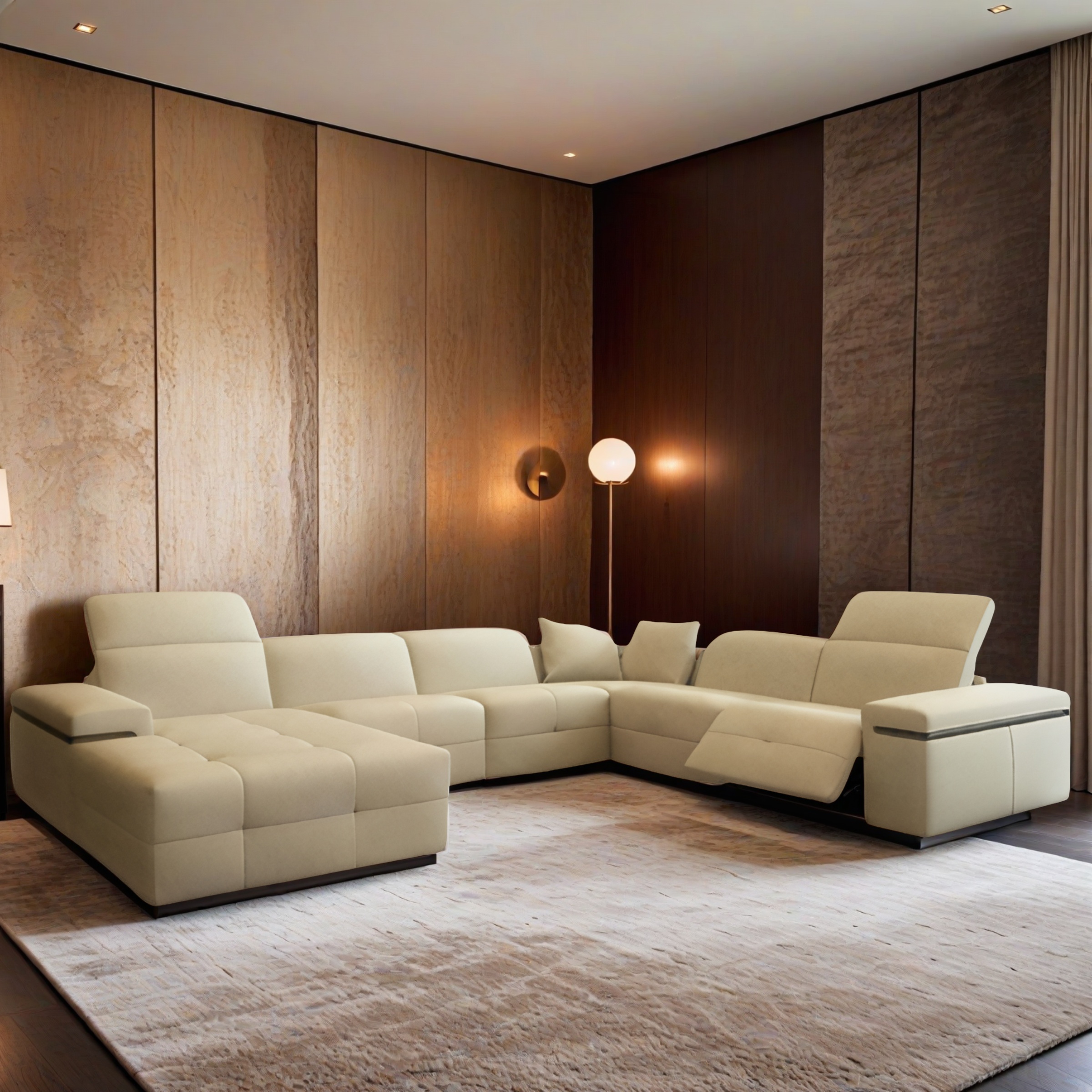 Sofa  Ochsenfurt - Wohnlandschaft U-form