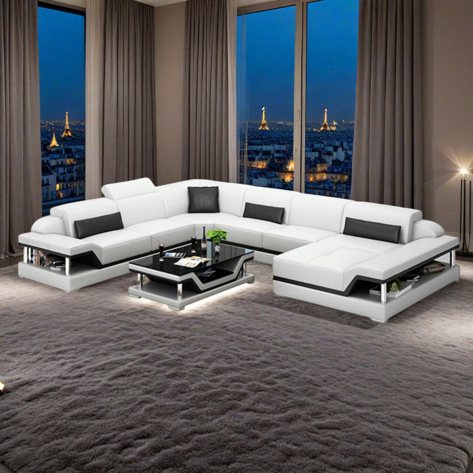 Sofa Dresden -  Wohnlandschaft U-form