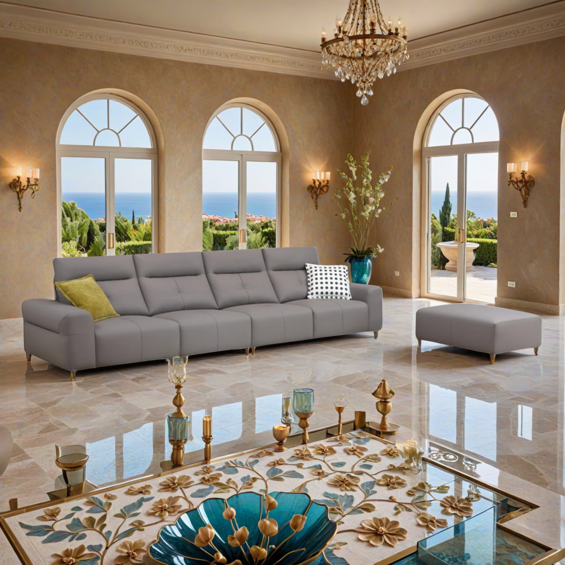 Sofa Xymera + Hokcer