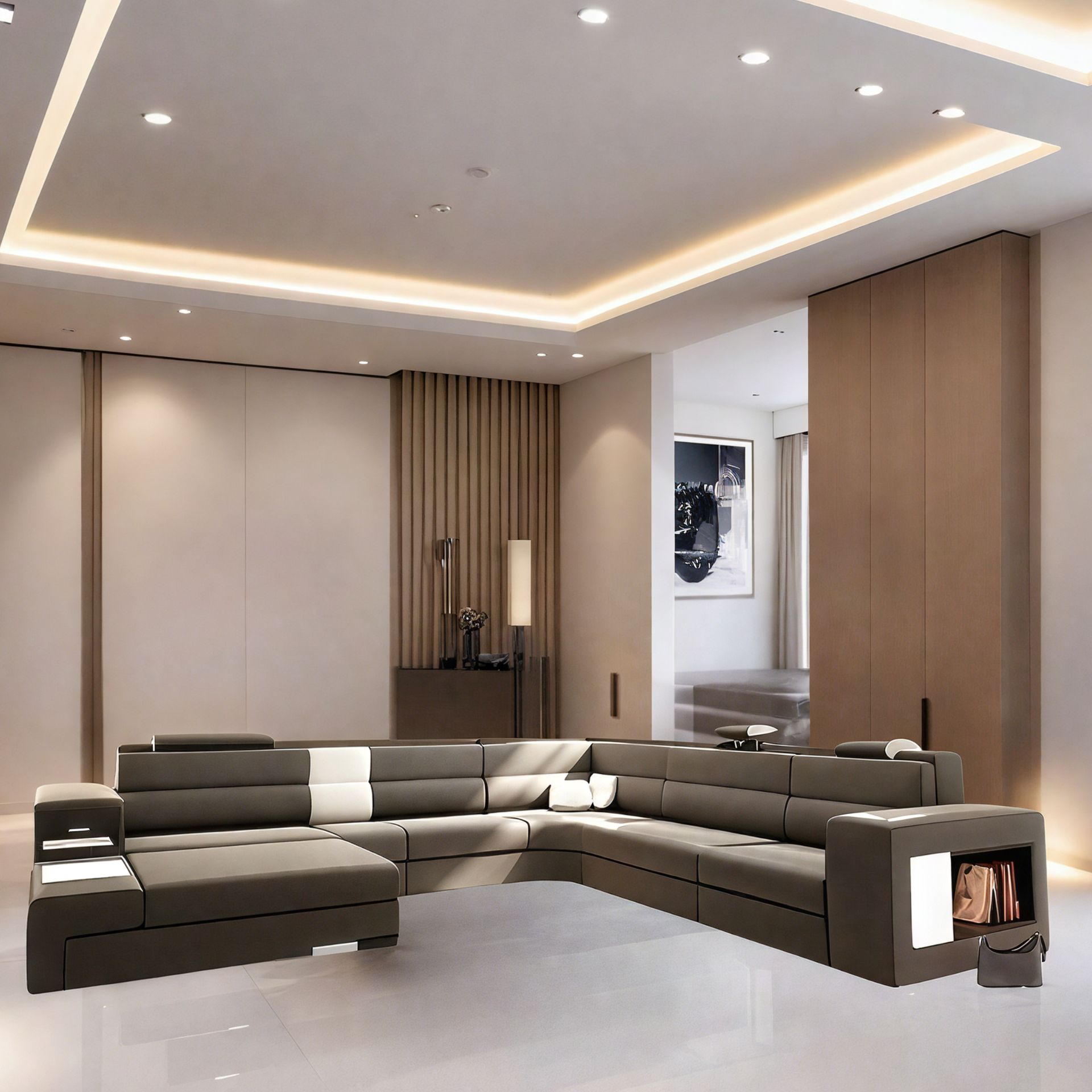 Sofa Berlin - Wohnlandschaft U-form